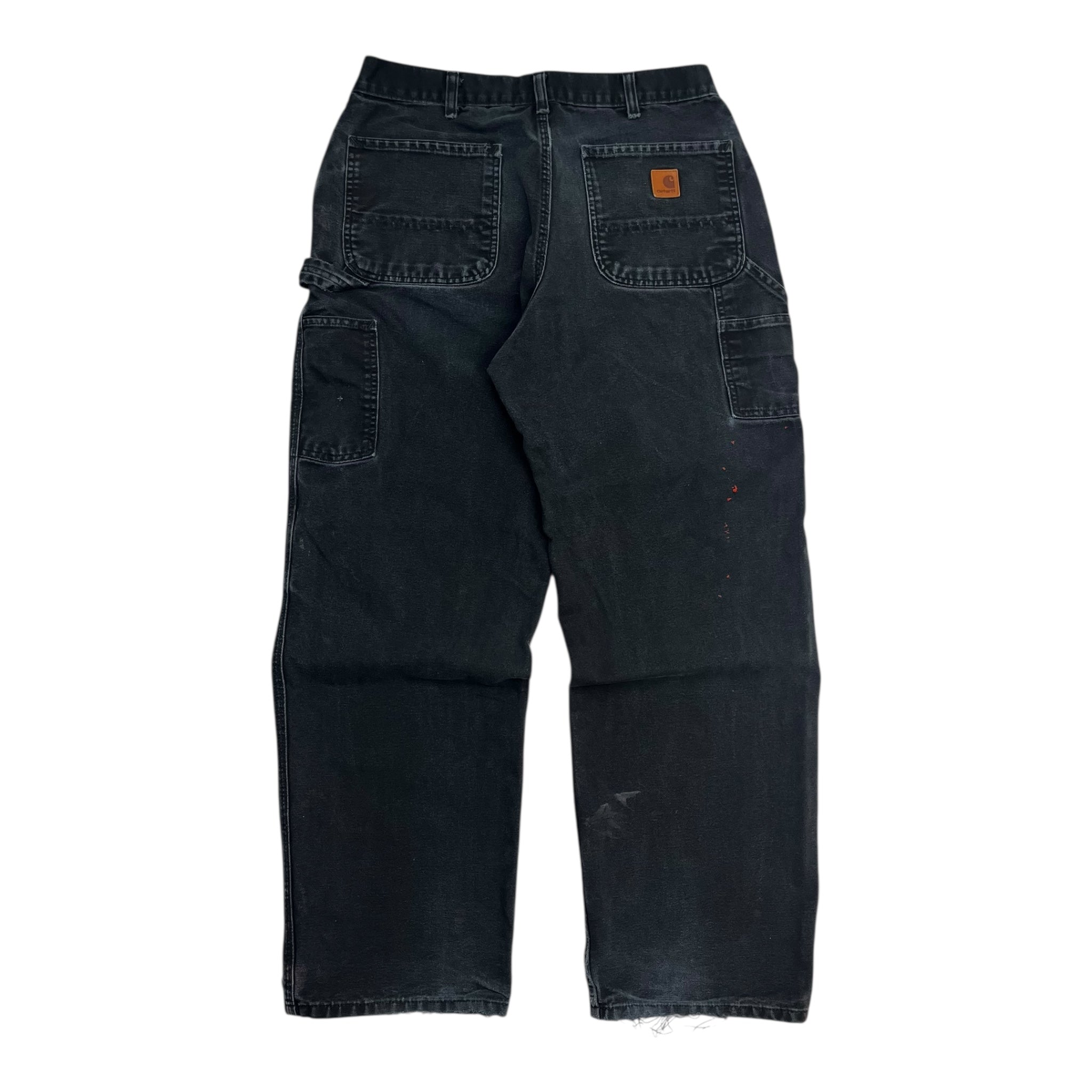 Carhartt Carpenter Work Pants Faded Noir