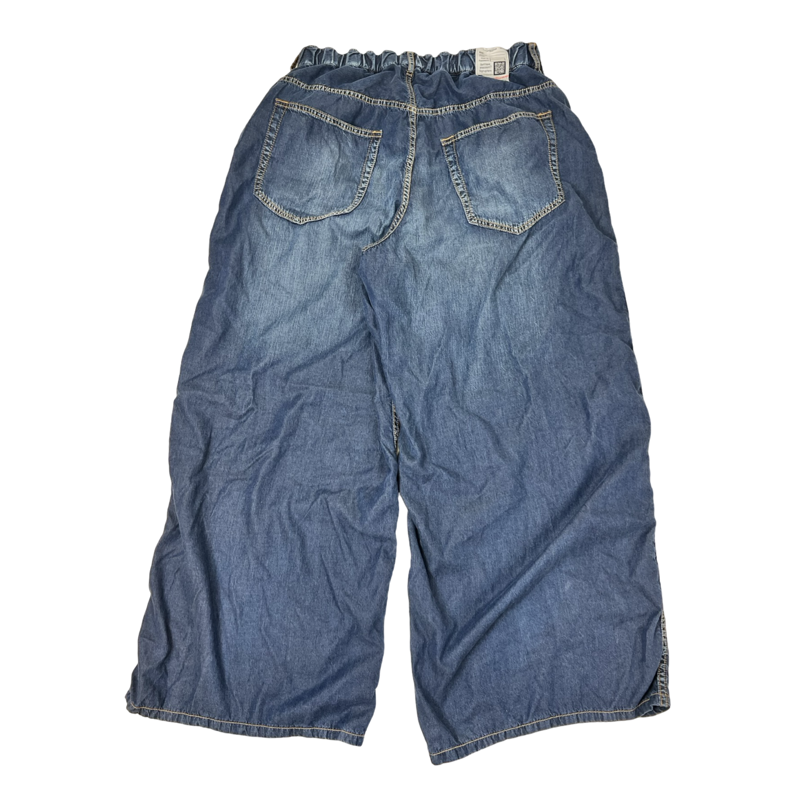 (W) Maison Mihara Yasuhiro Tencel Denim Gathered Pants
