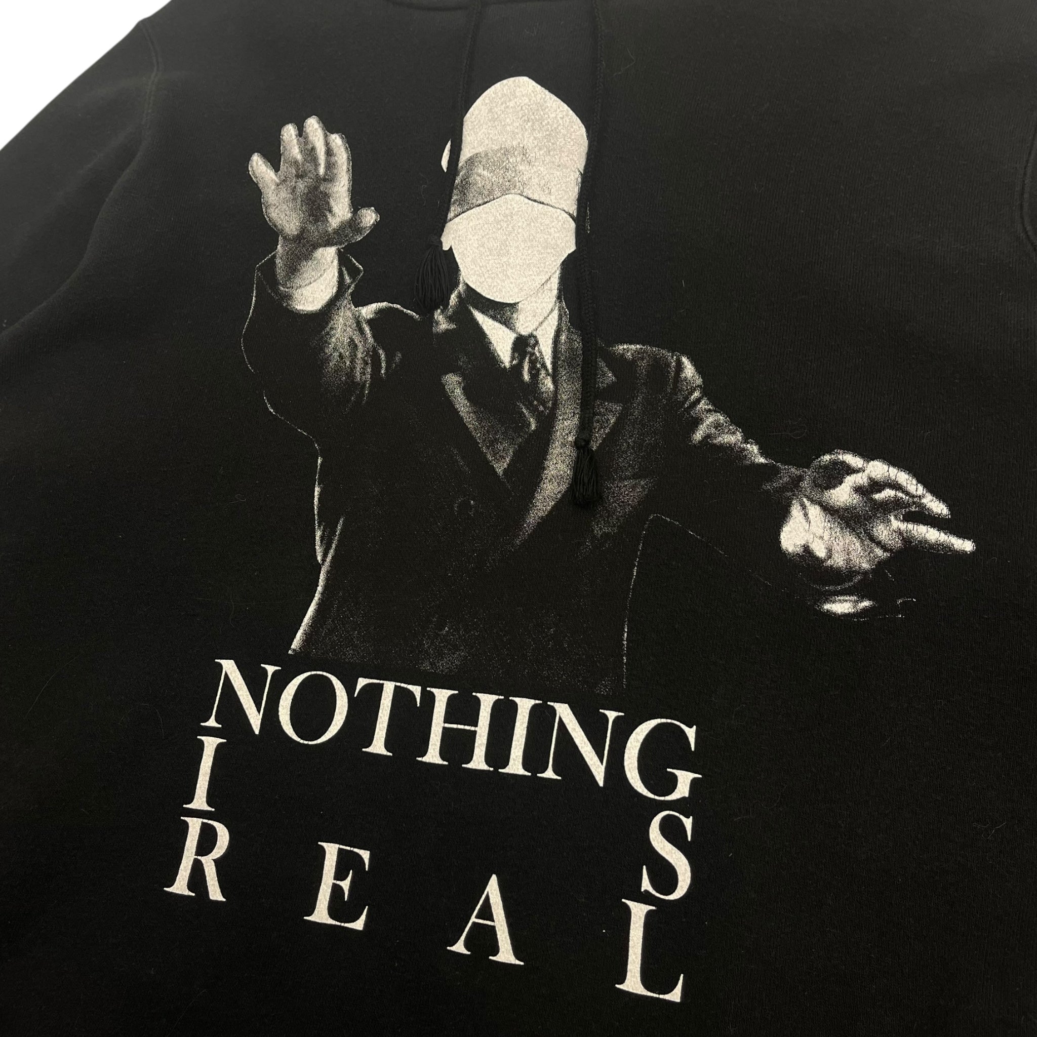 Undercover Nothing Is Real Hoodie Black
