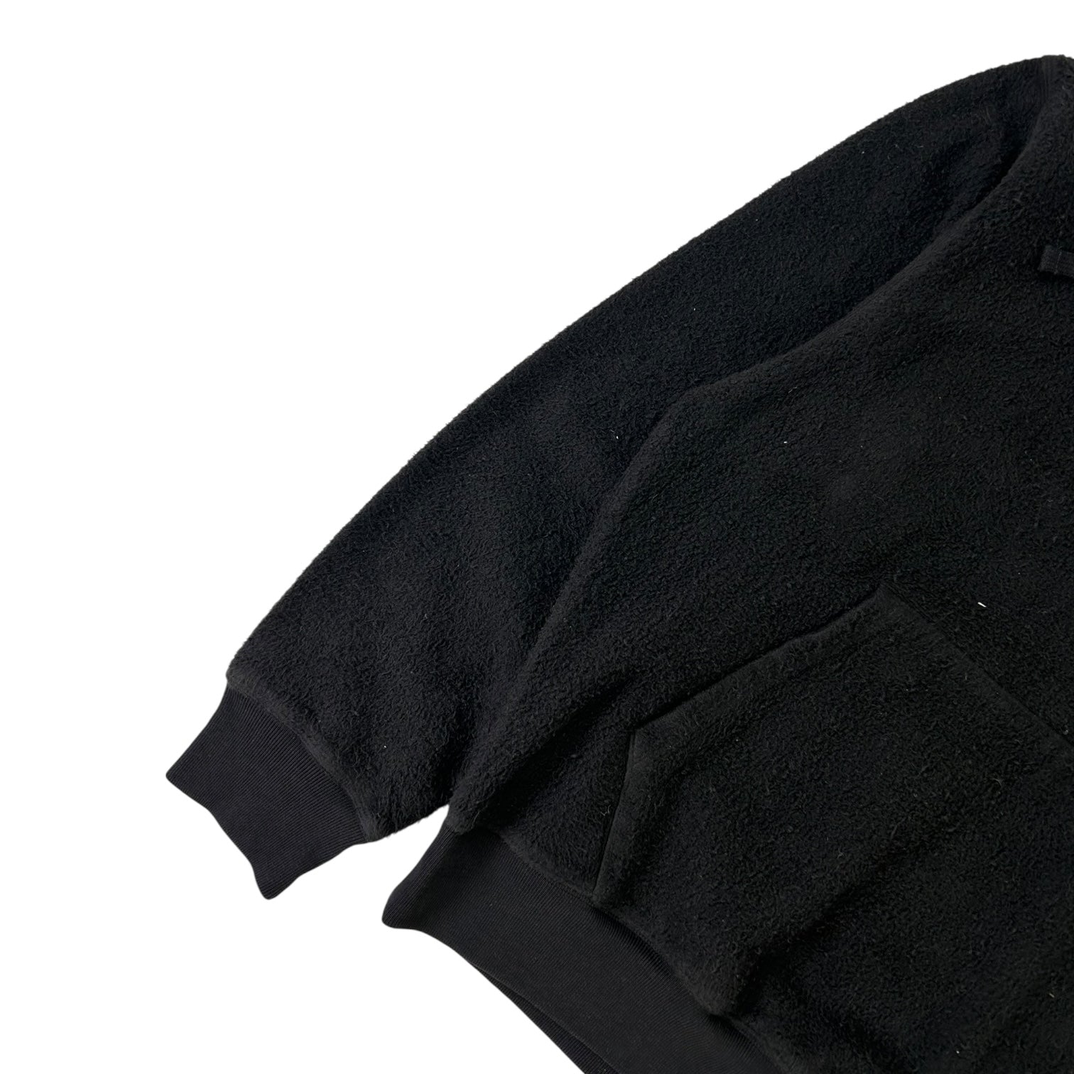 Stussy Inside Out Fleece Hoodie Black