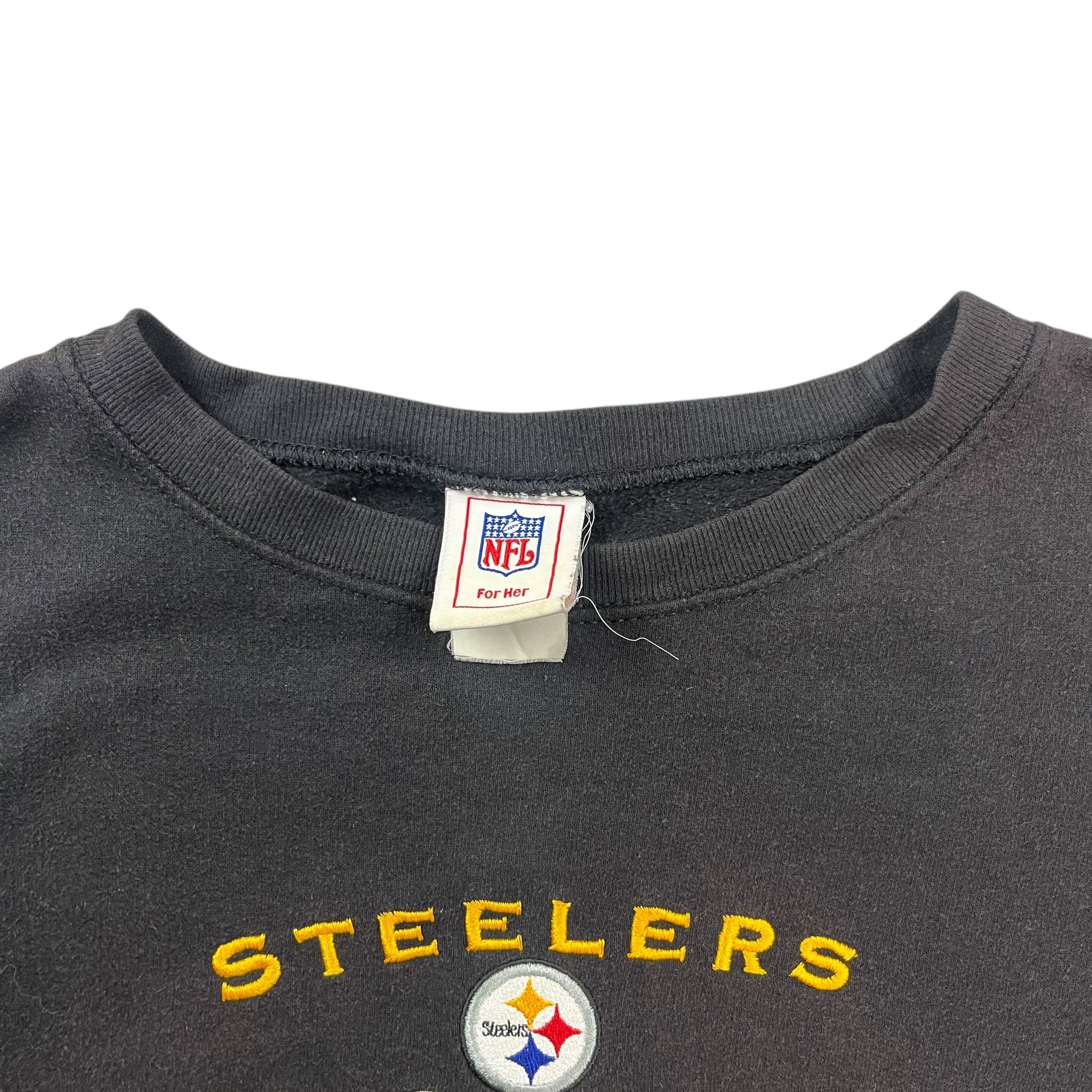 Vintage Women’s Pittsburgh Steelers Crewneck Black
