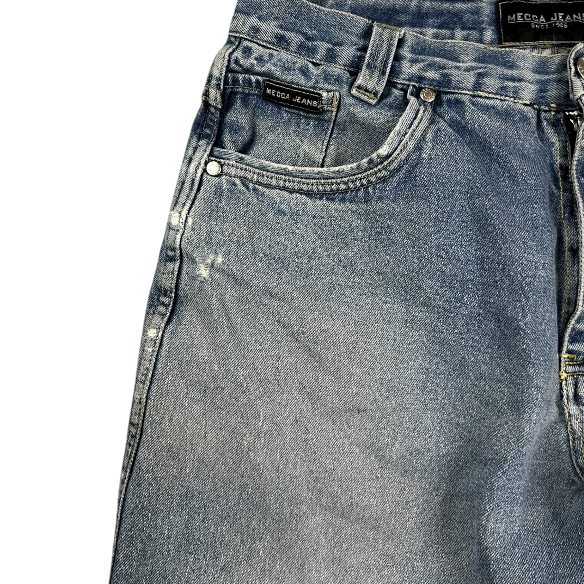 Vintage Mecca Jeans Big Pocket Light Wash Denim
