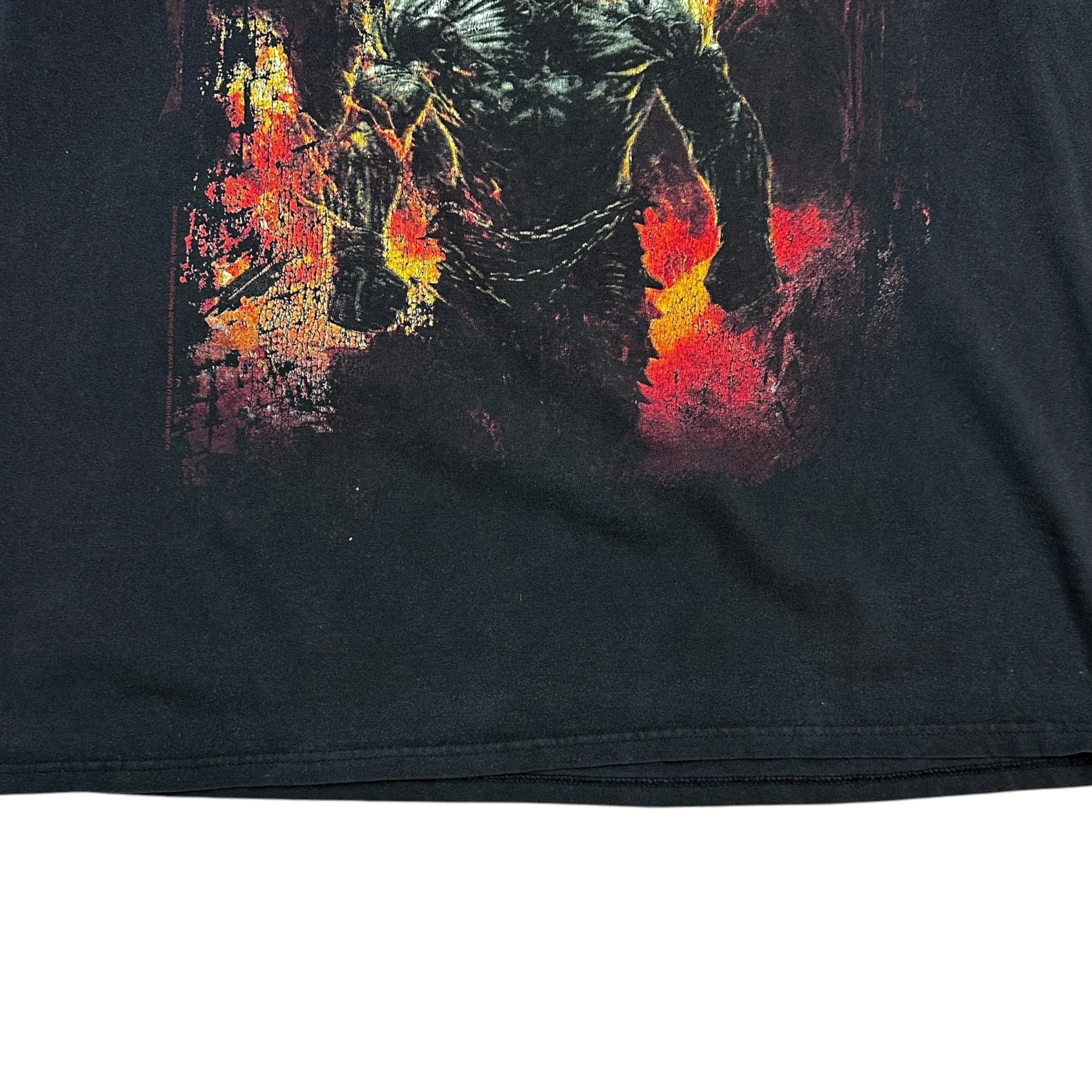 2008 Disturbed Indestructible Tour Tee Black
