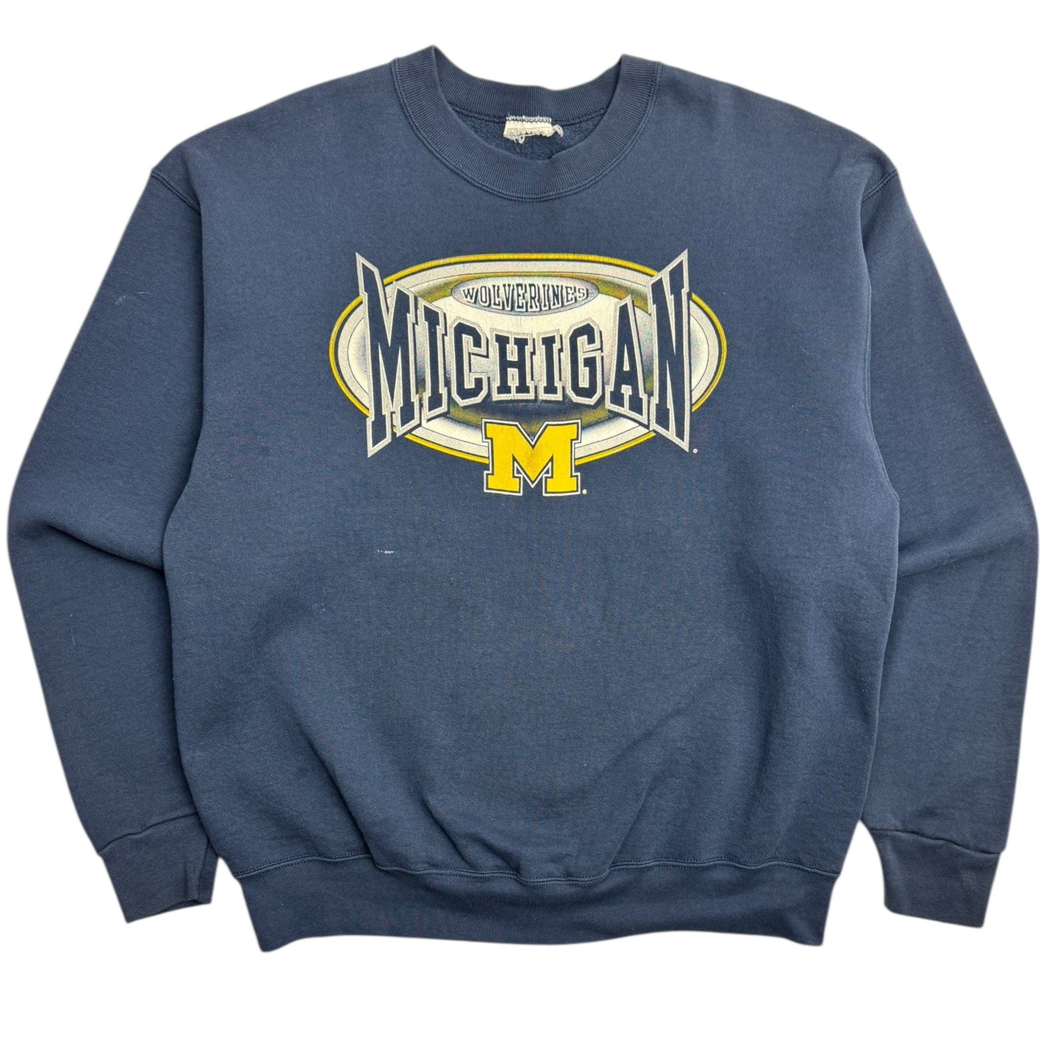 Vintage Michigan Wolverines Oval Logo Crewneck