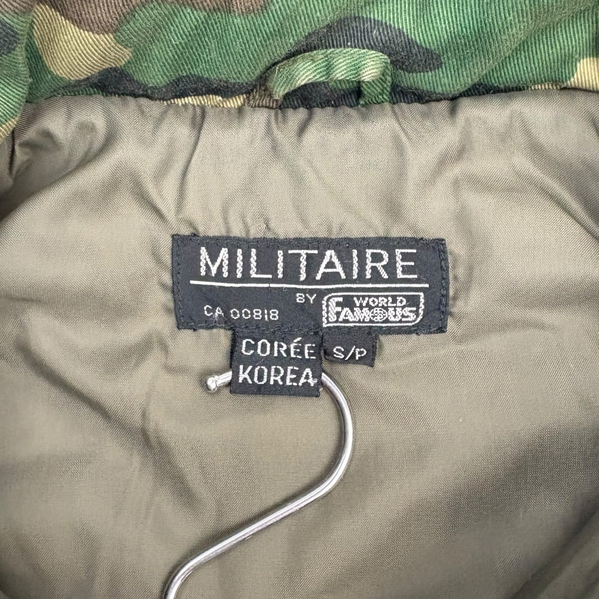 Vintage Camo Insulated Cargo Vest