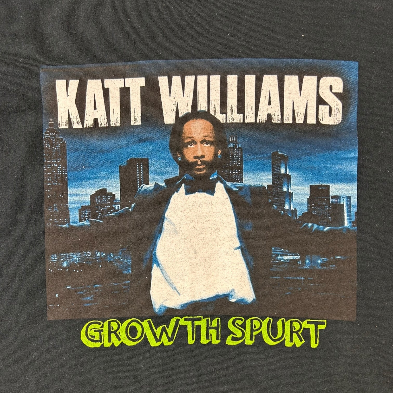 Vintage 2014 Katt Williams Growth Spurt T-Shirt Navy