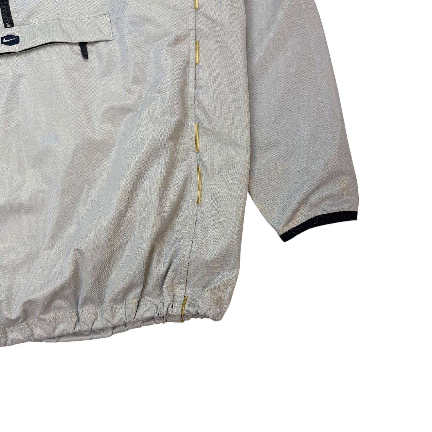 Vintage Nike Pullover Windbreaker Hoodie Grey