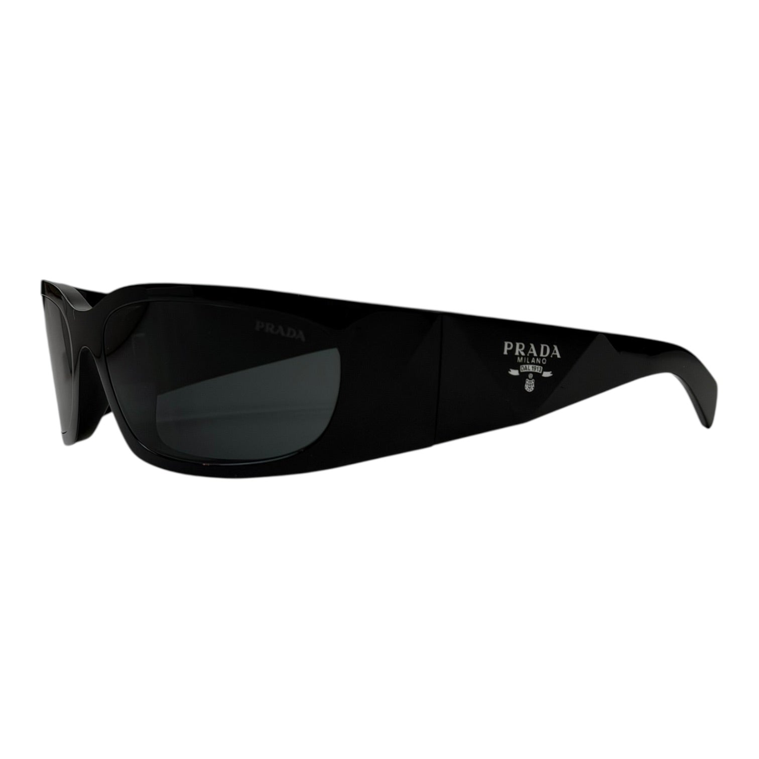 Prada SPRA19 Wrap Around Sunglasses Black