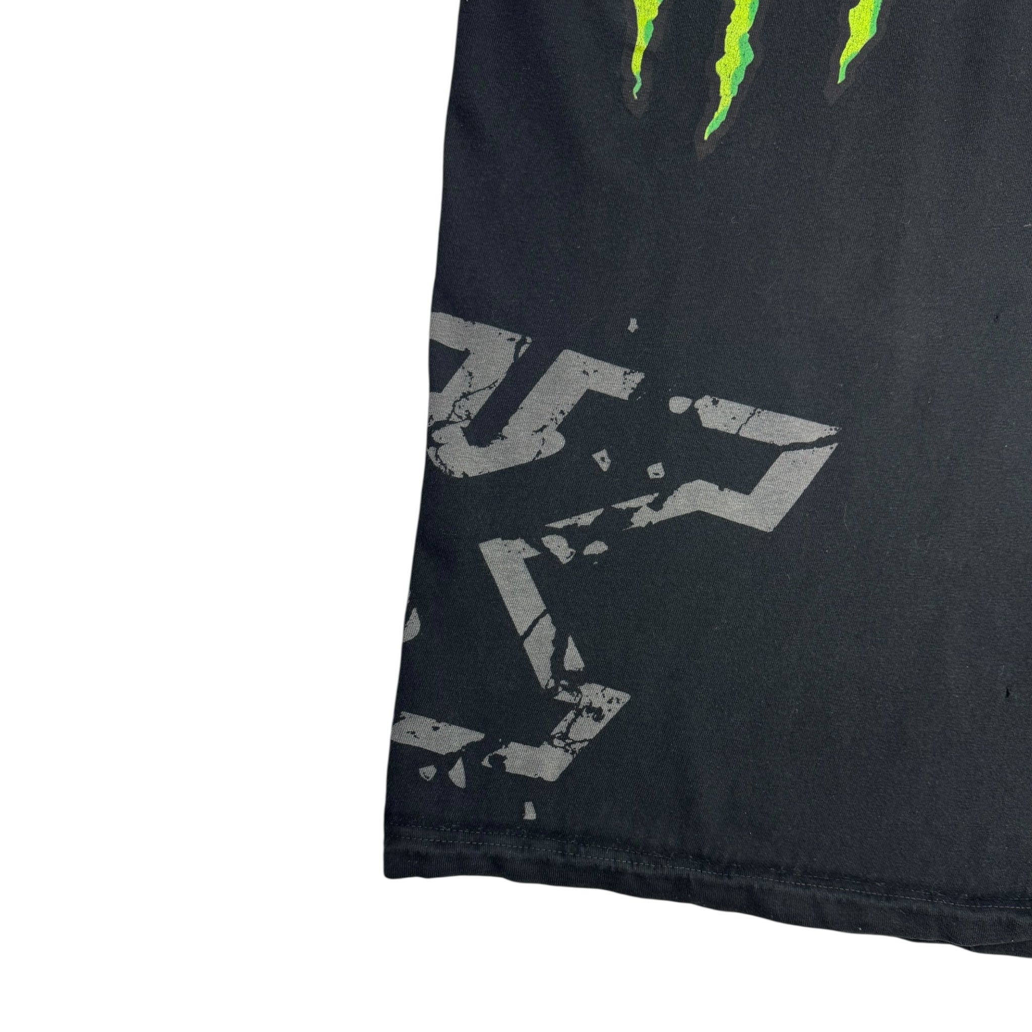 Y2K Fox Racing x Monster Energy Wrap Around T-Shirt
