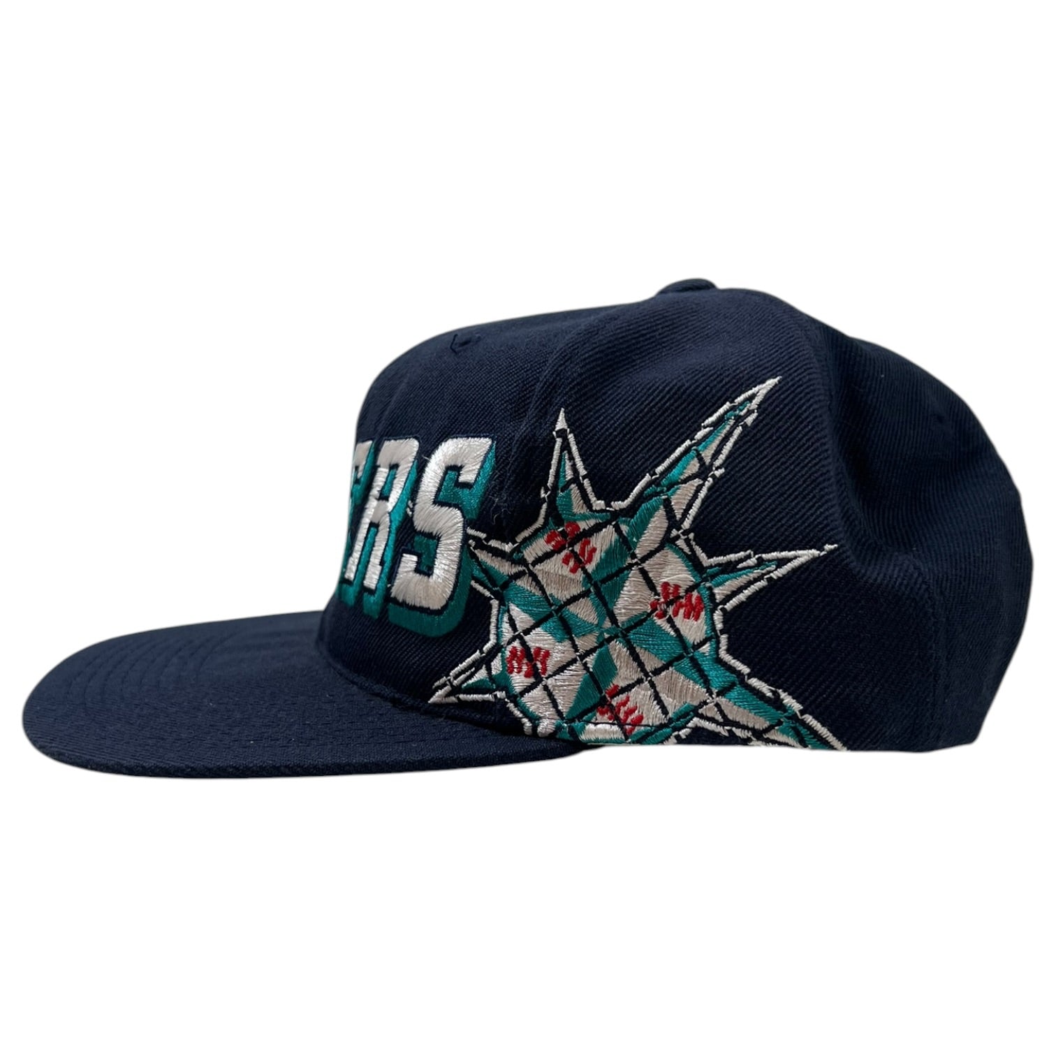 Vintage Seattle Mariners Snapback Hat Navy