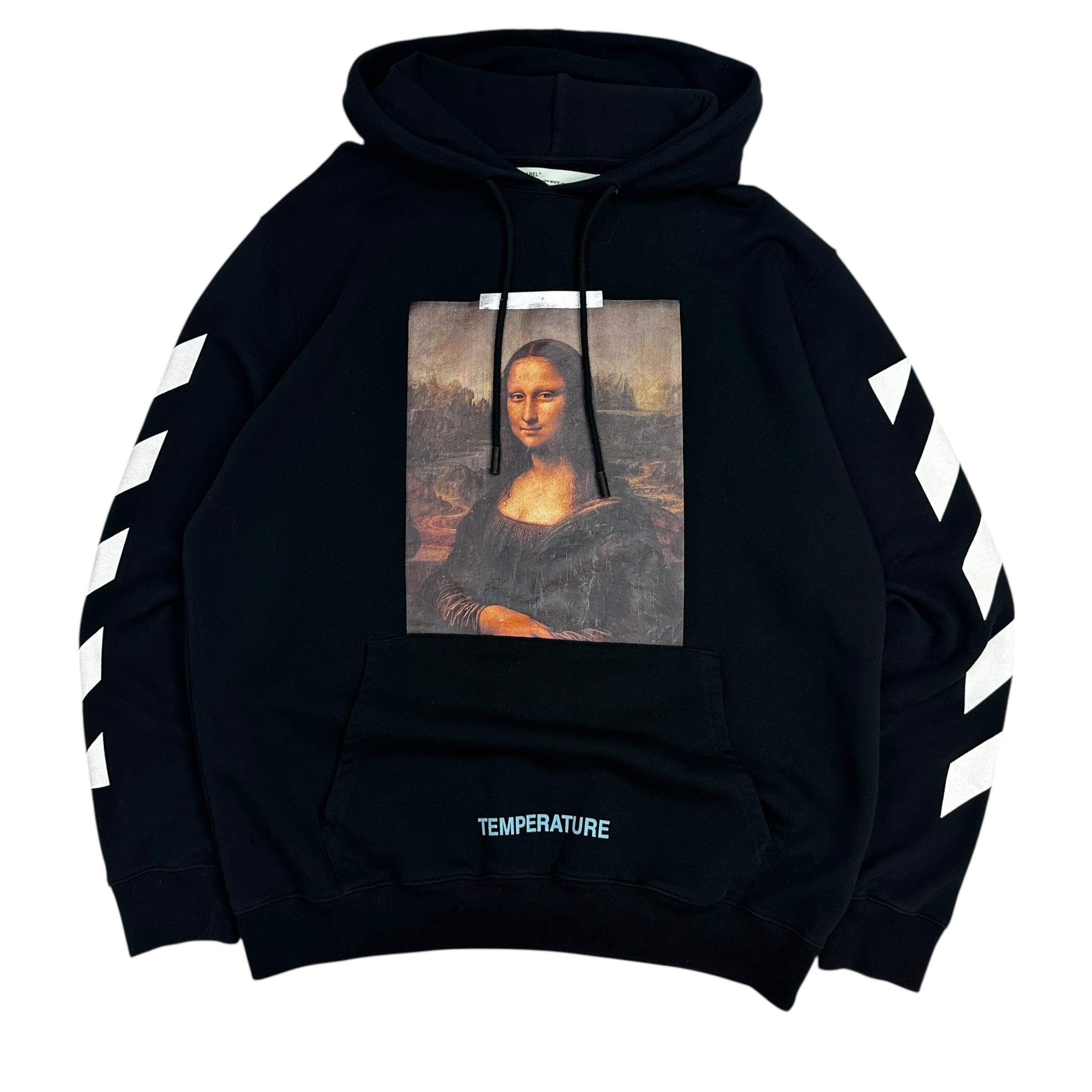 Off White Mona Lisa Arrows Hoodie Black/White