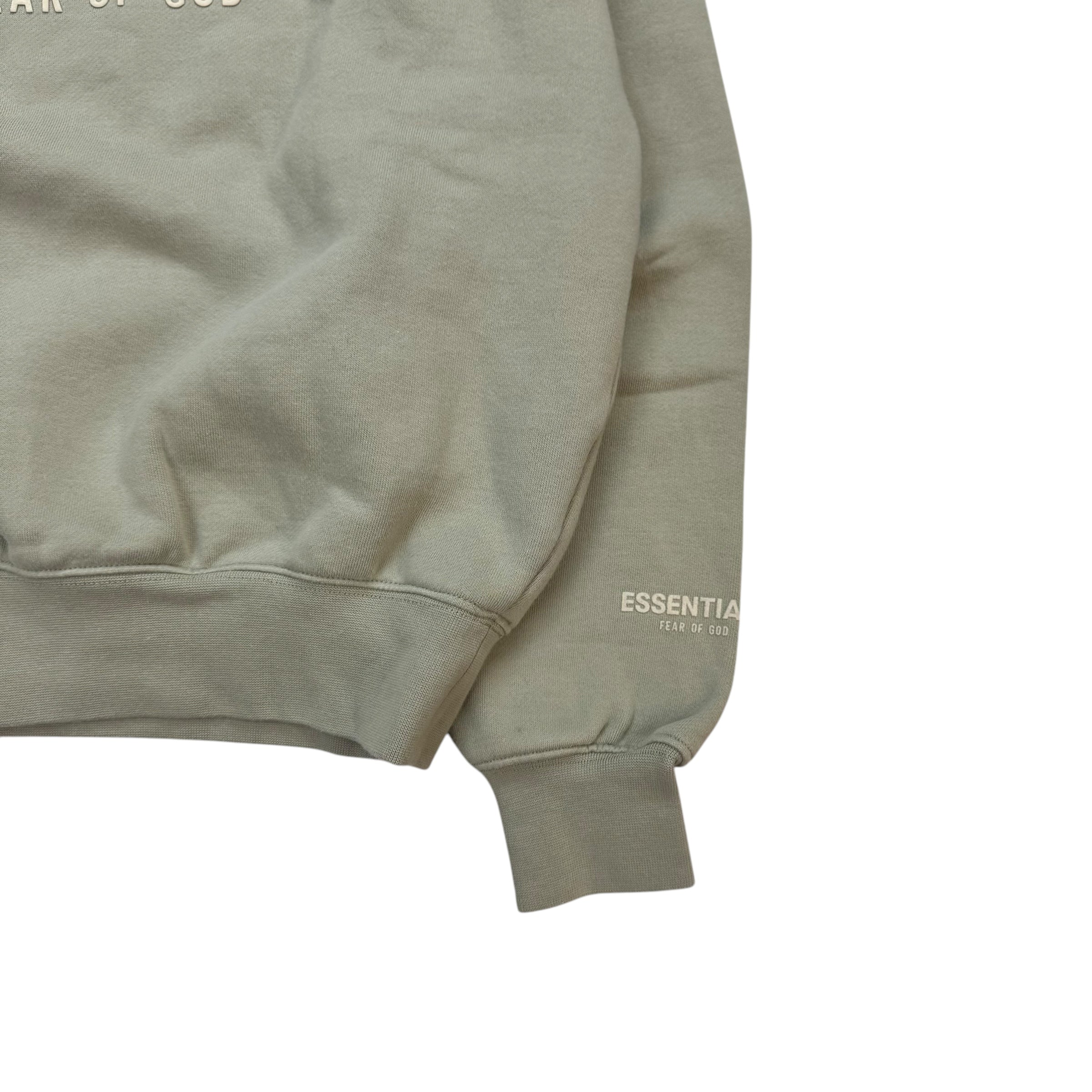 Fear Of God Essentials Kids Turtleneck Sweatshirt Seafoam