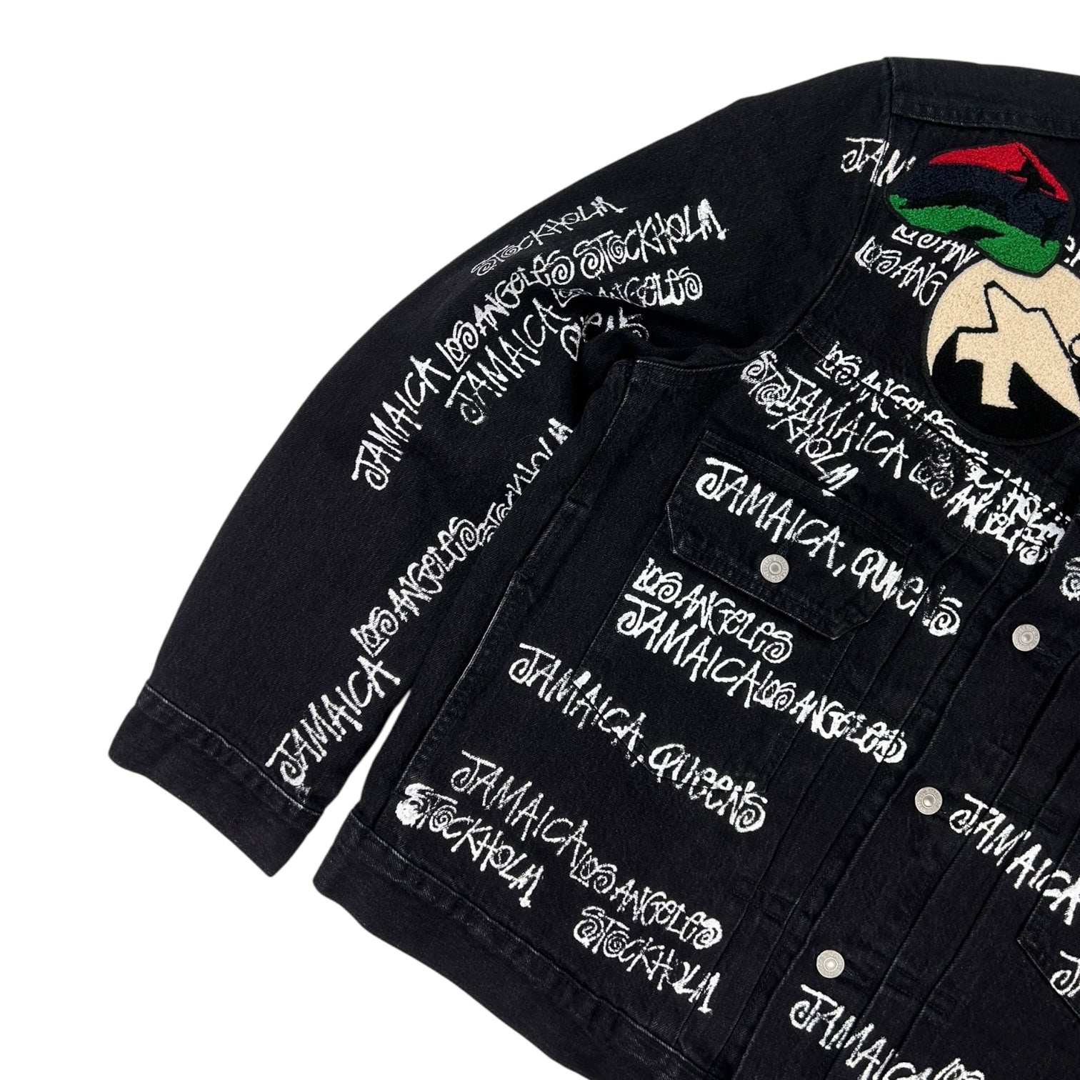 Stussy Denim Tears Denim Jacket Black