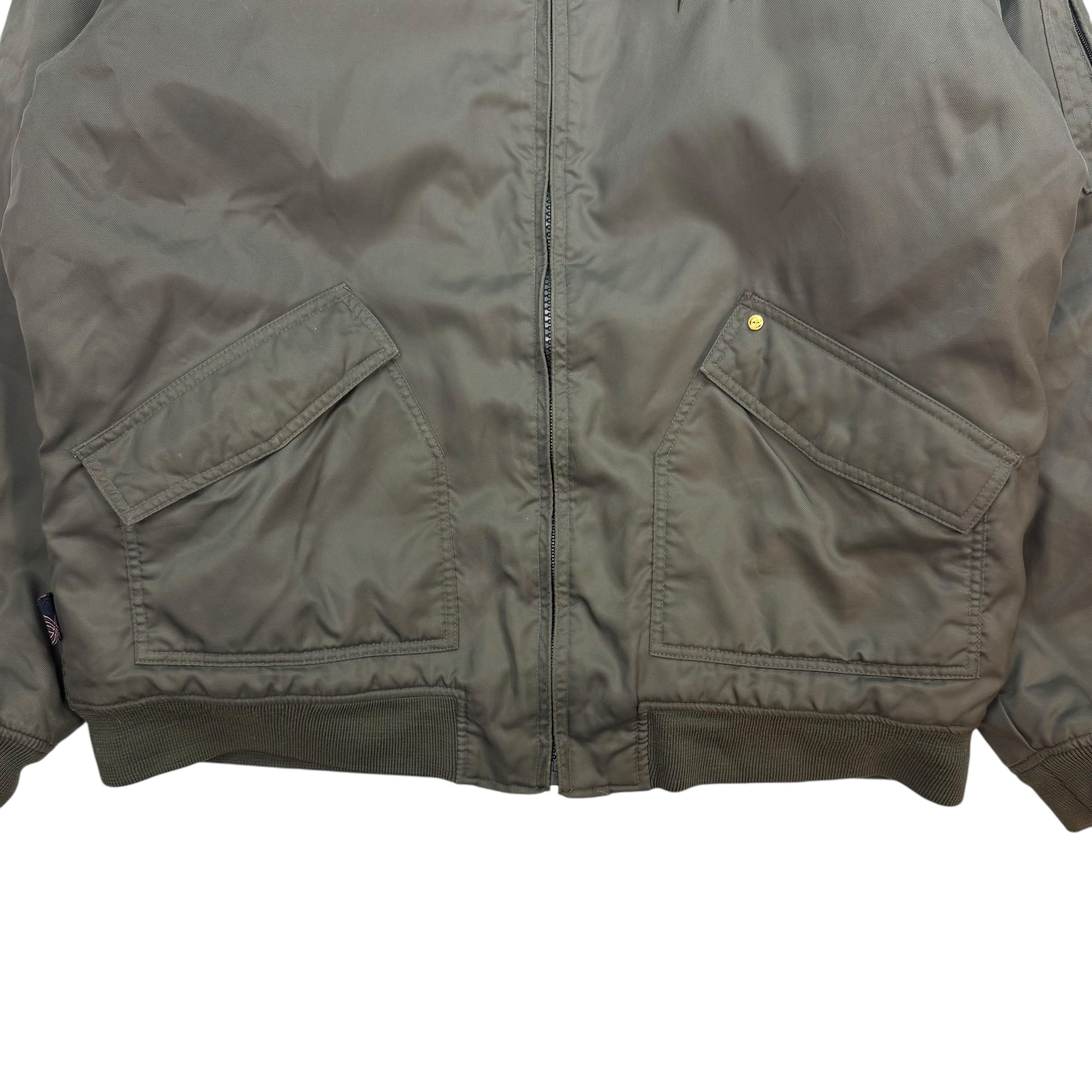Vintage Phat Farm Bomber Jacket Green