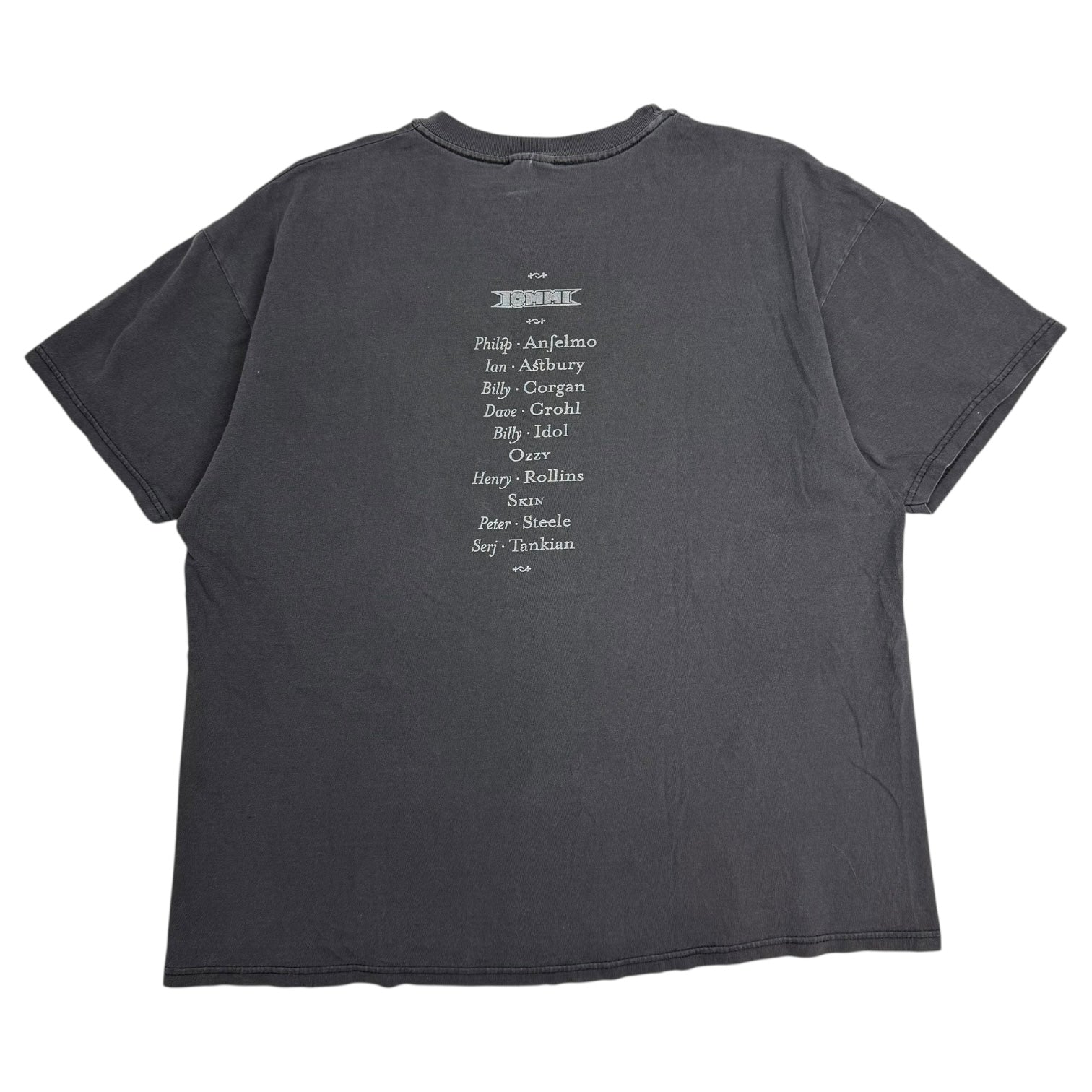 Vintage Black Sabbath Tony Iommi Tour Tee Black