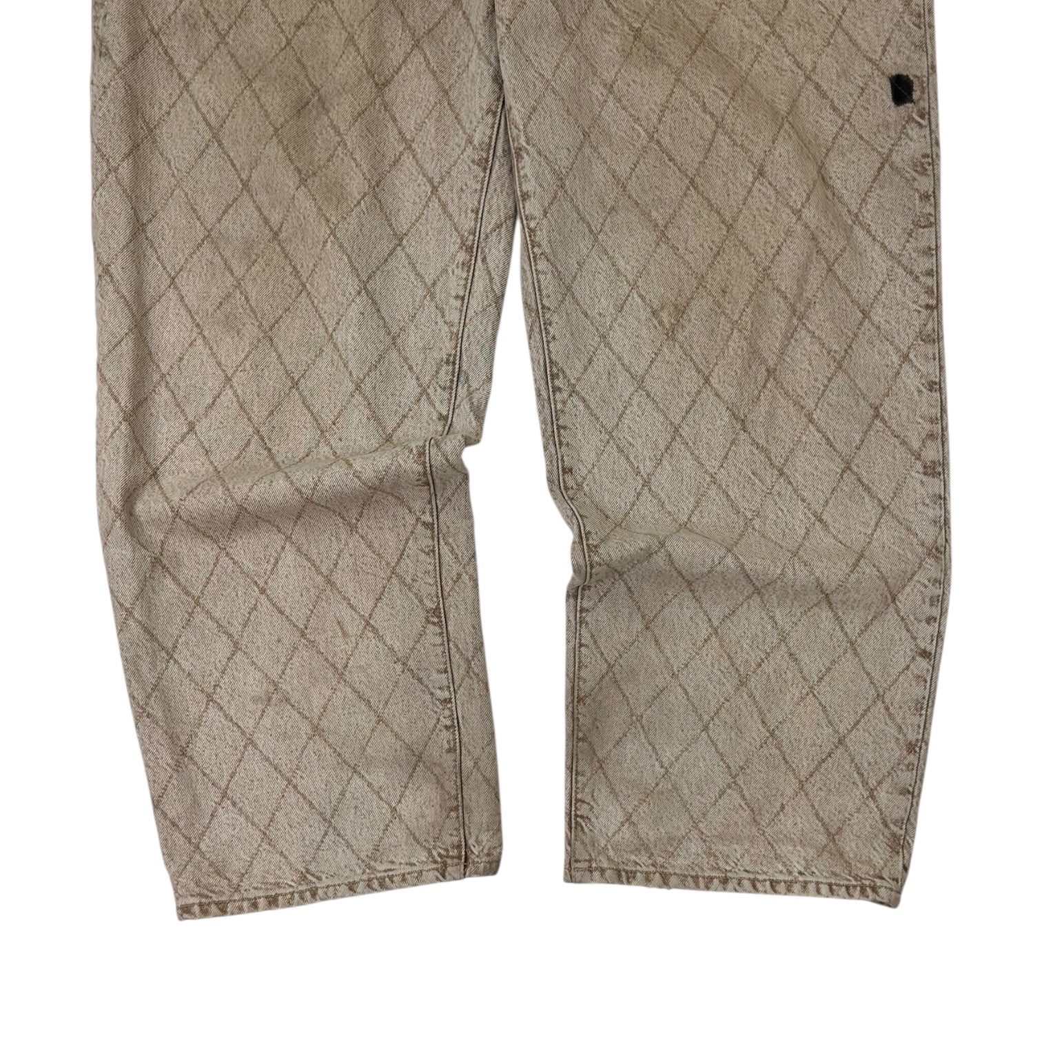 Stussy Big Ol Jean Quilted Denim Khaki