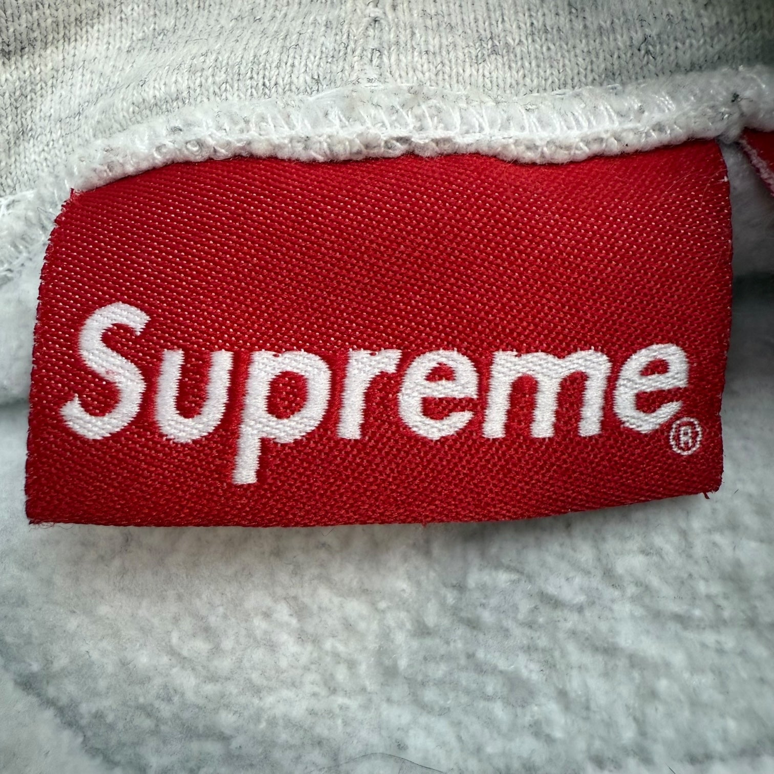 Supreme Small Box Logo Hoodie Grey