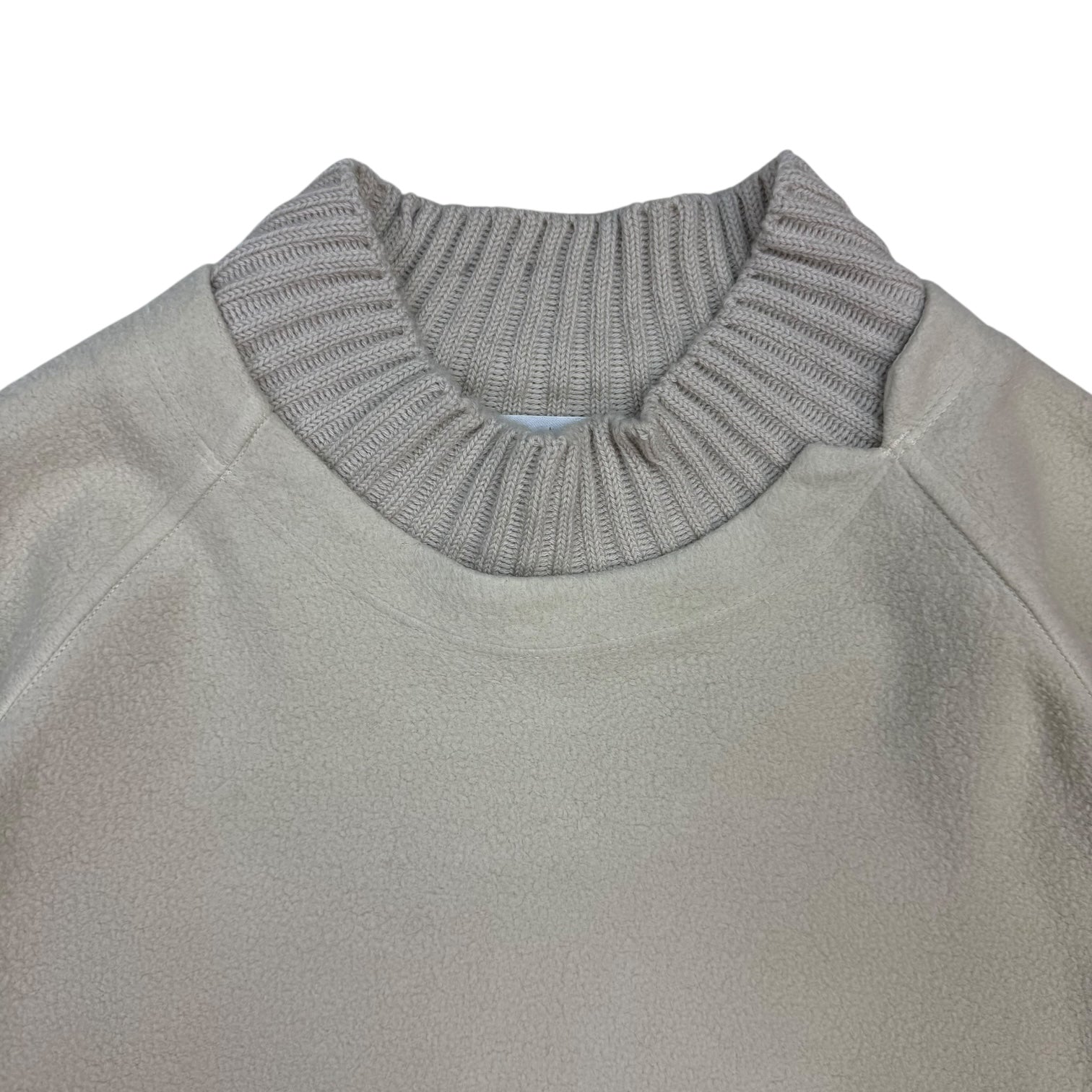 Stone Island Knit Collar Sweater Cream