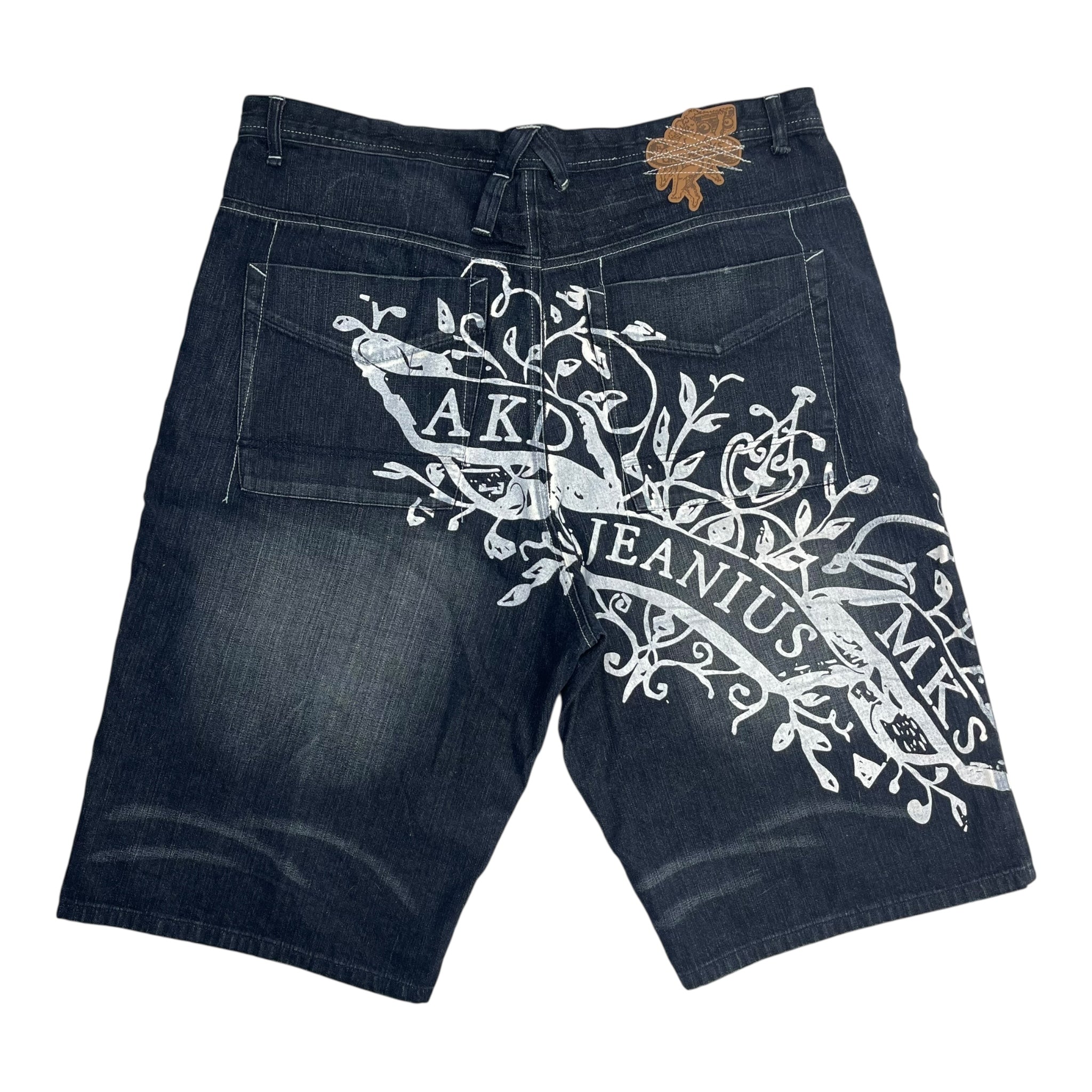 Vintage Y2K Akademiks Black Denim Jorts