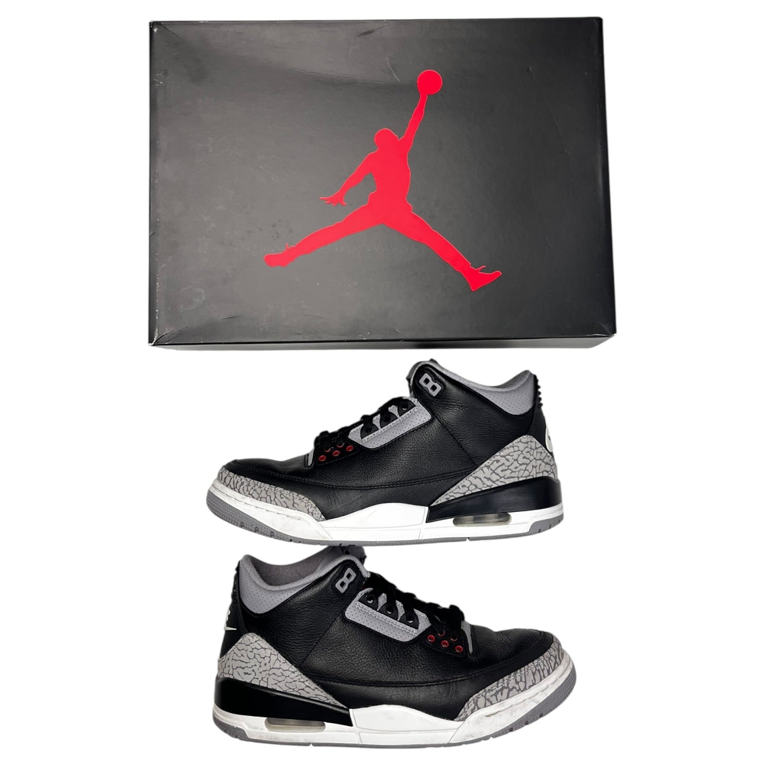 Jordan 3 Retro OG Black Cement (2024) (Used)