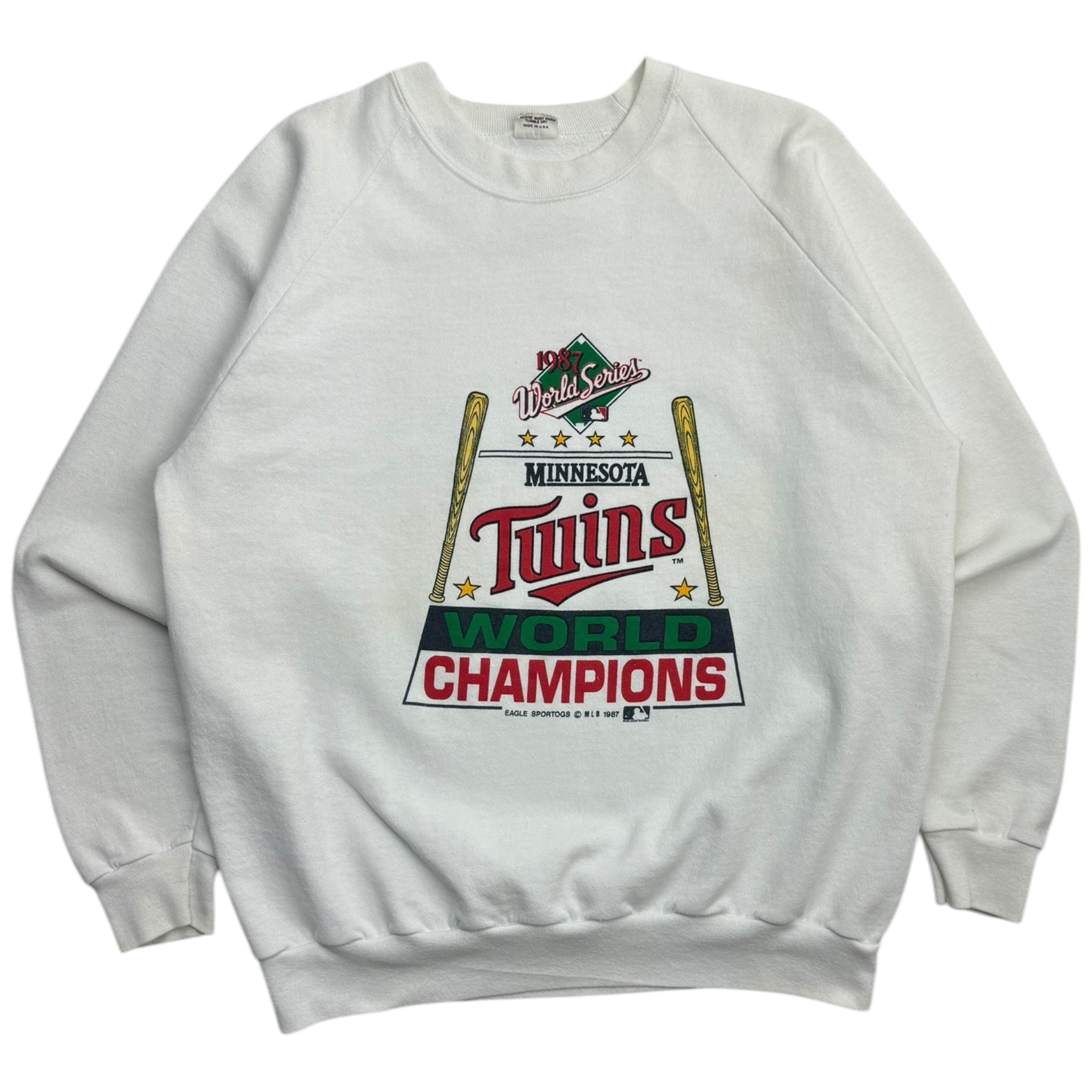 1987 Minnesota Twins World Chanpions MLB Crewneck