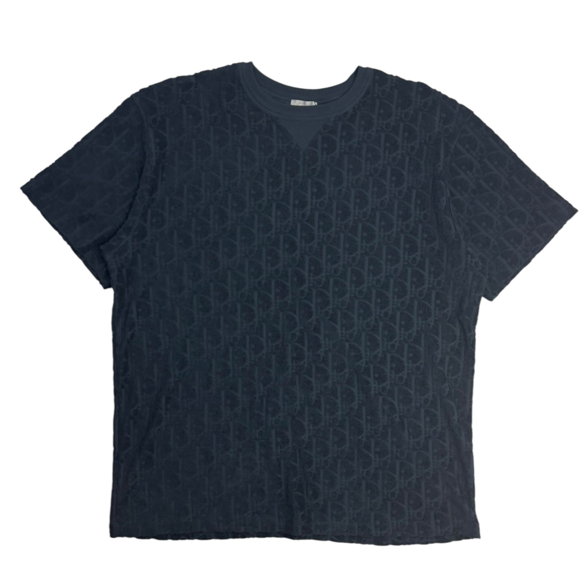 Dior Oblique Towel T-Shirt Navy