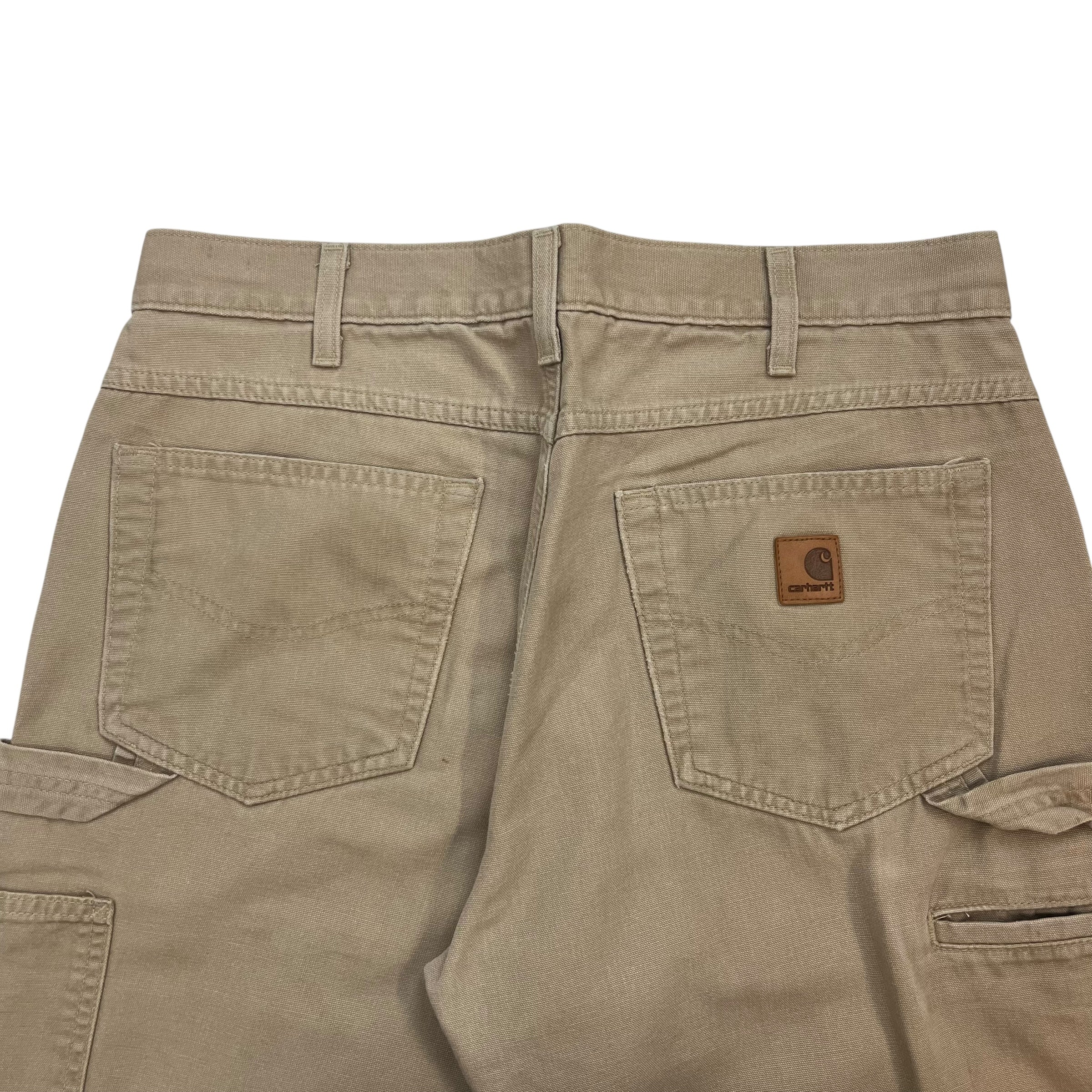 Vintage Carhartt Dungaree Pants Beige