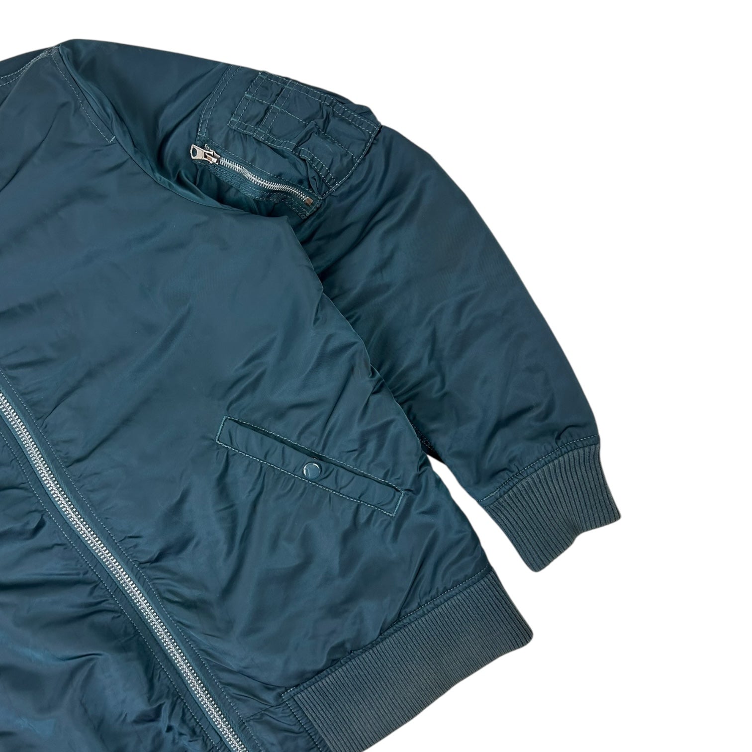 2014 Supreme MA-1 Reversible Bomber Jacket Teal