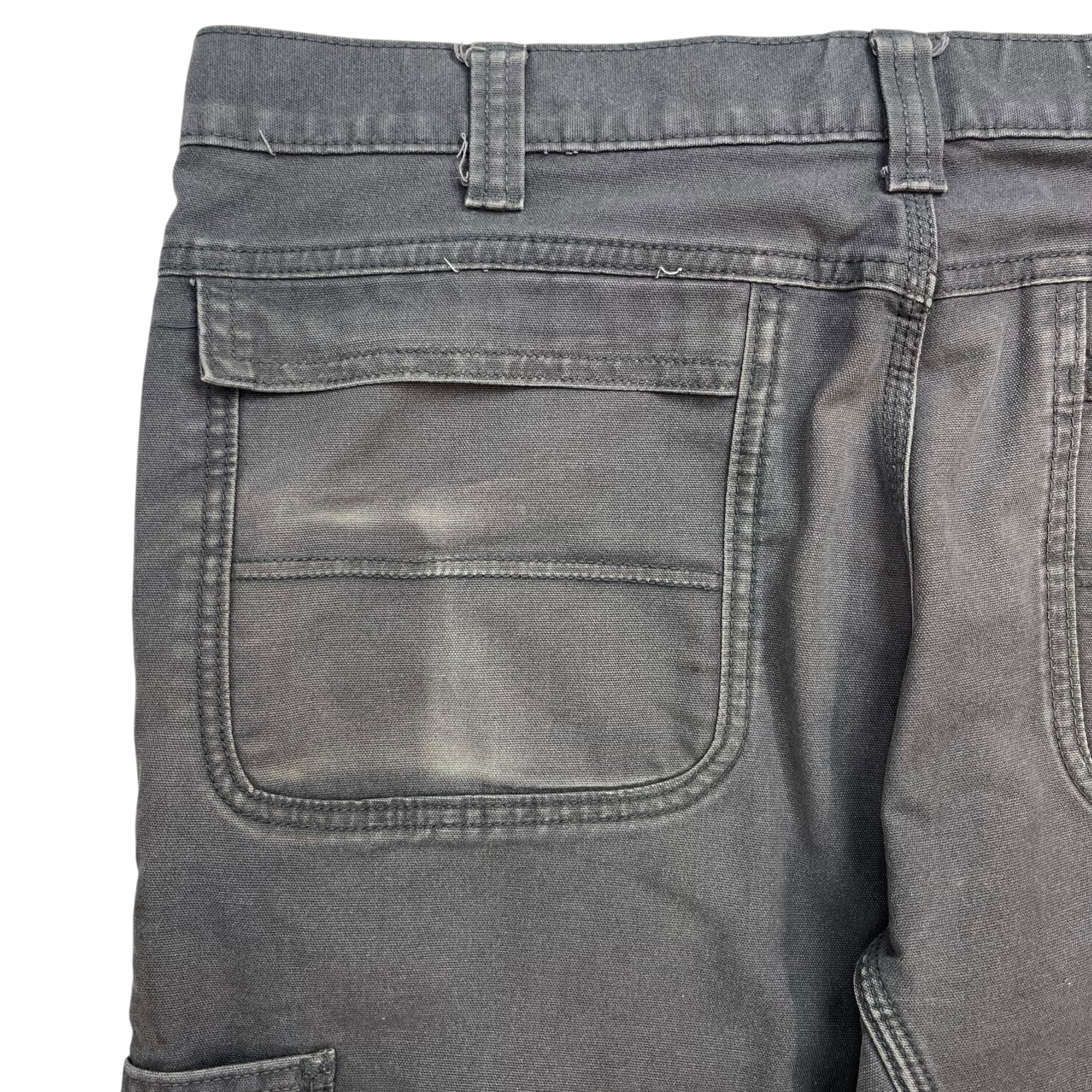 Vintage Carhartt Dungaree Pants Dark Grey