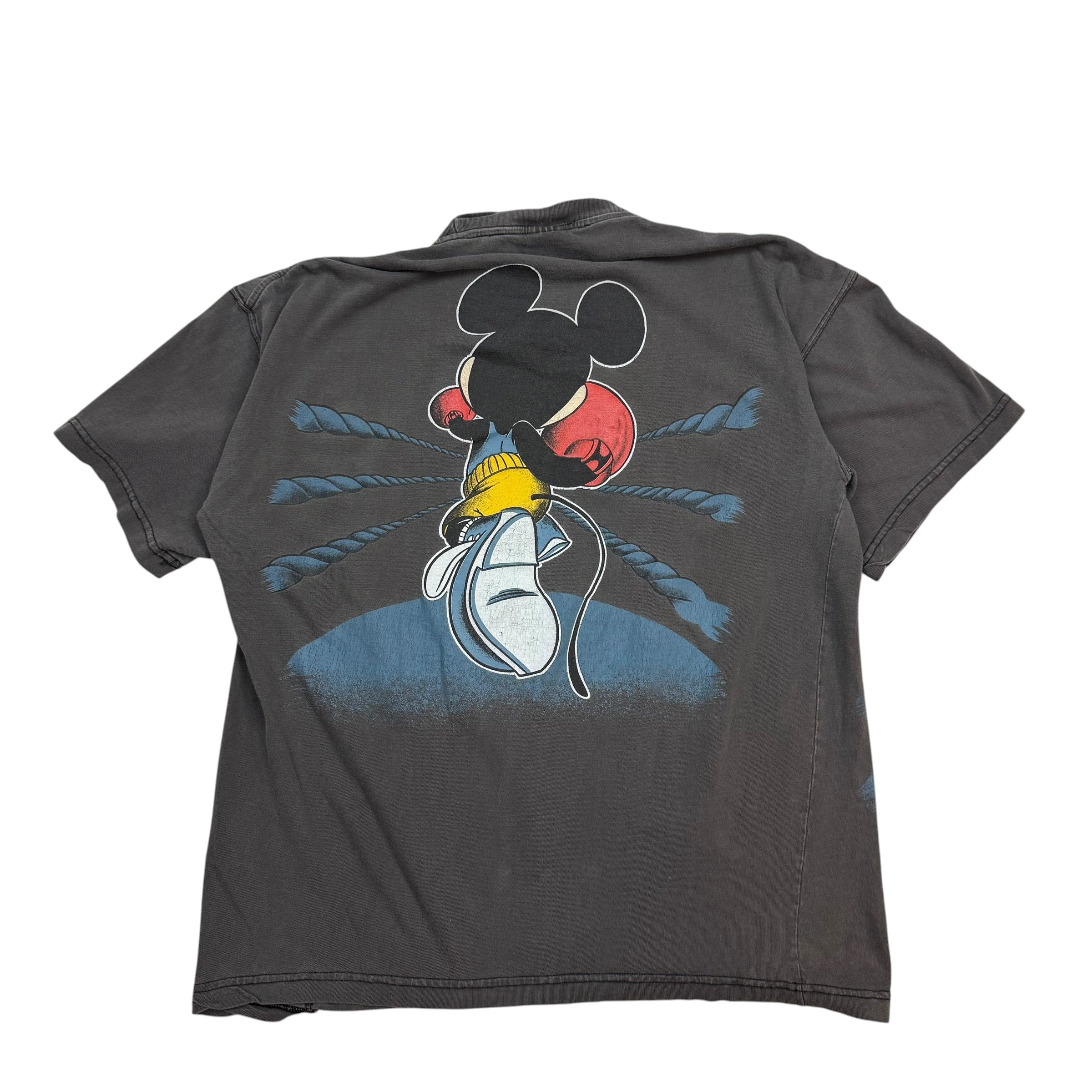 Mickey Mouse Round 1 Boxing Tee Black