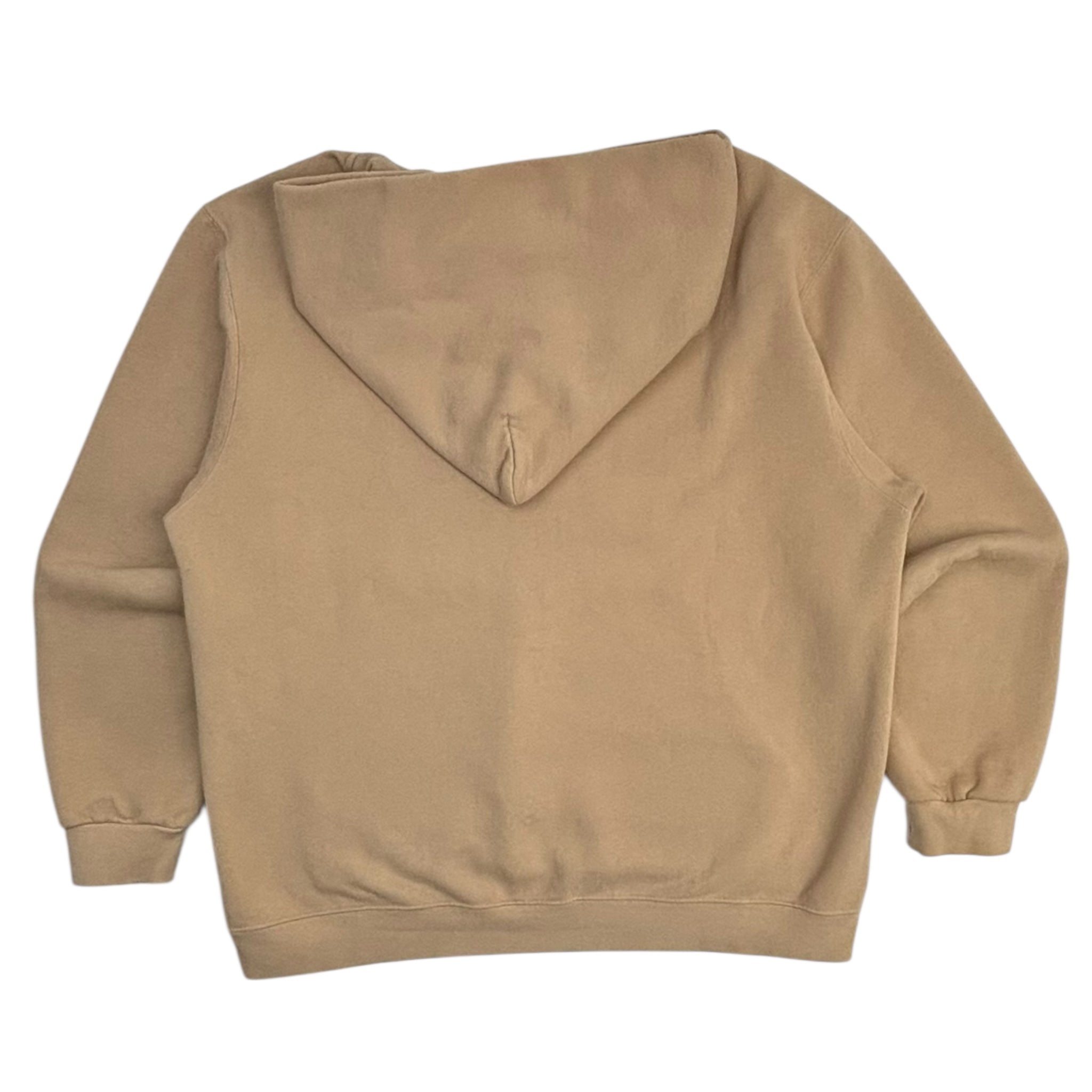 Vintage Nike Centre Swoosh Pullover Hoodie Tan