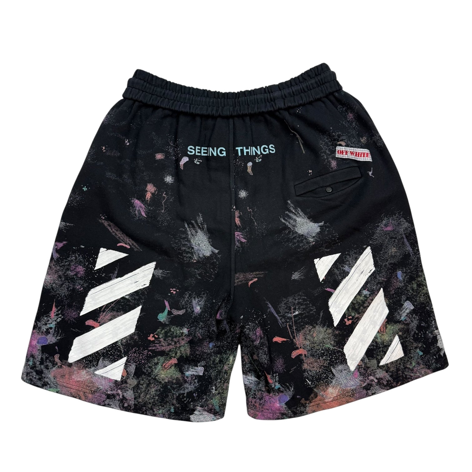 Off-White Galaxy Brushed Shorts Black