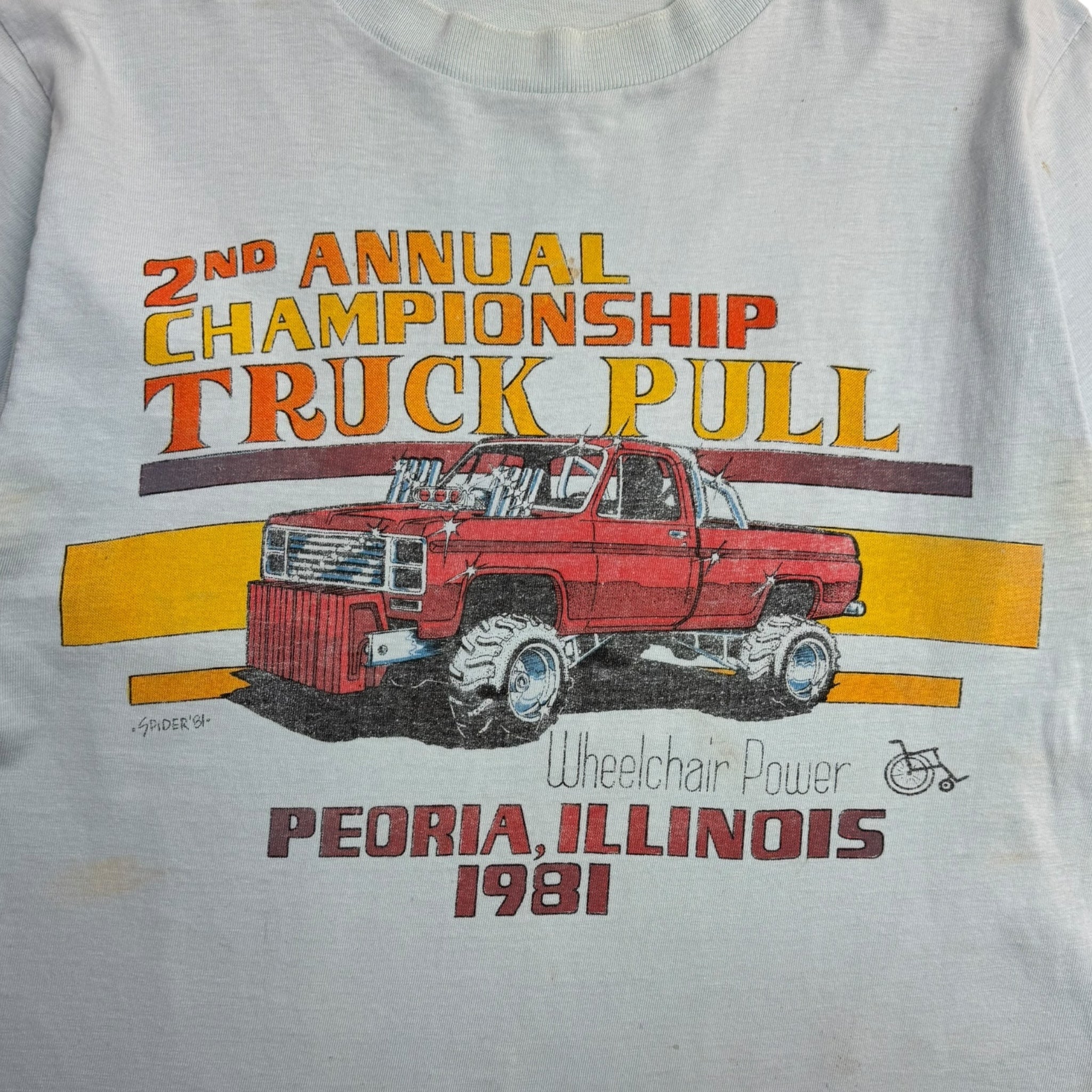 1981 Truck Pull Jim’s Racing Sponsor Promo T-Shirt