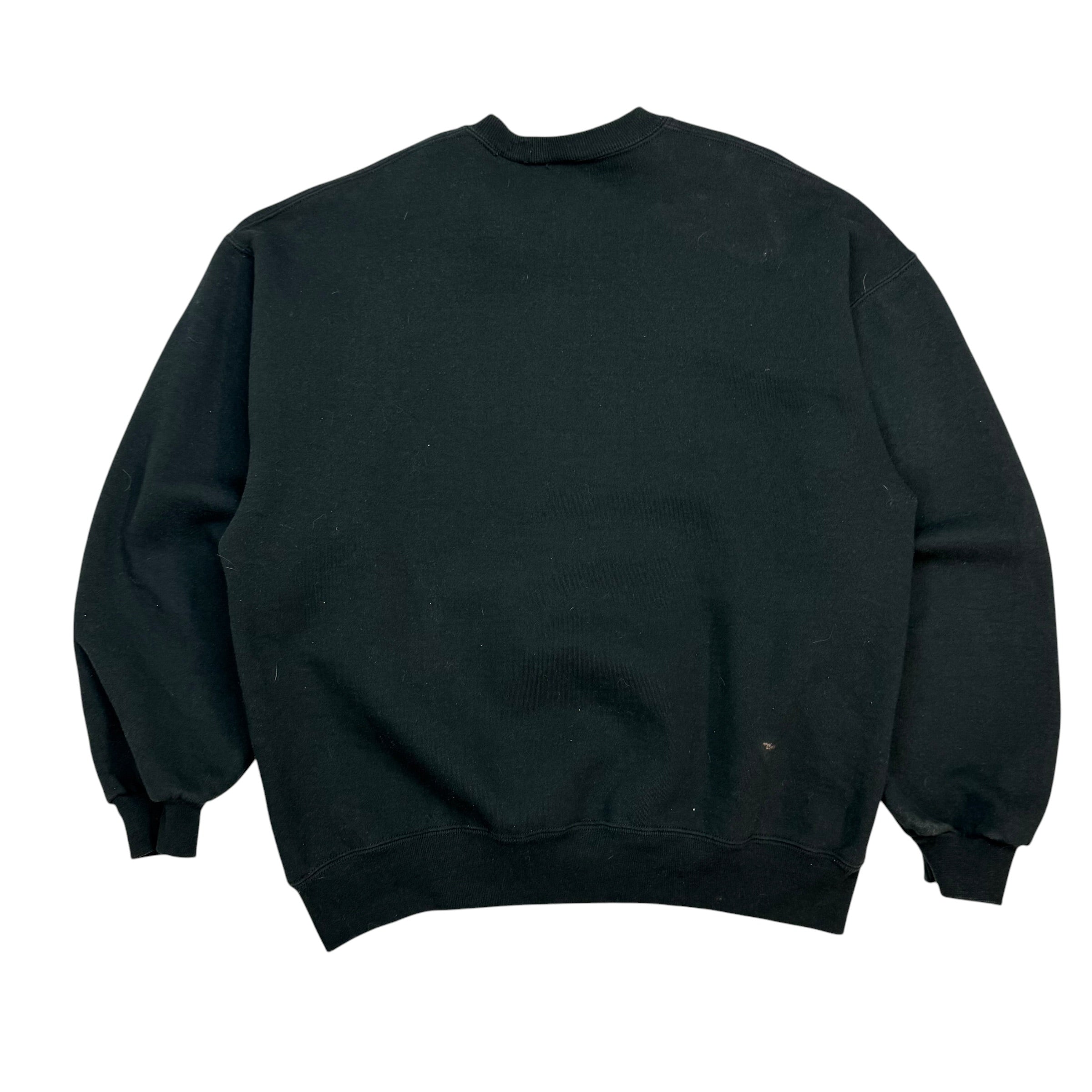 Vintage Russell Athletics Blank Crewneck Black