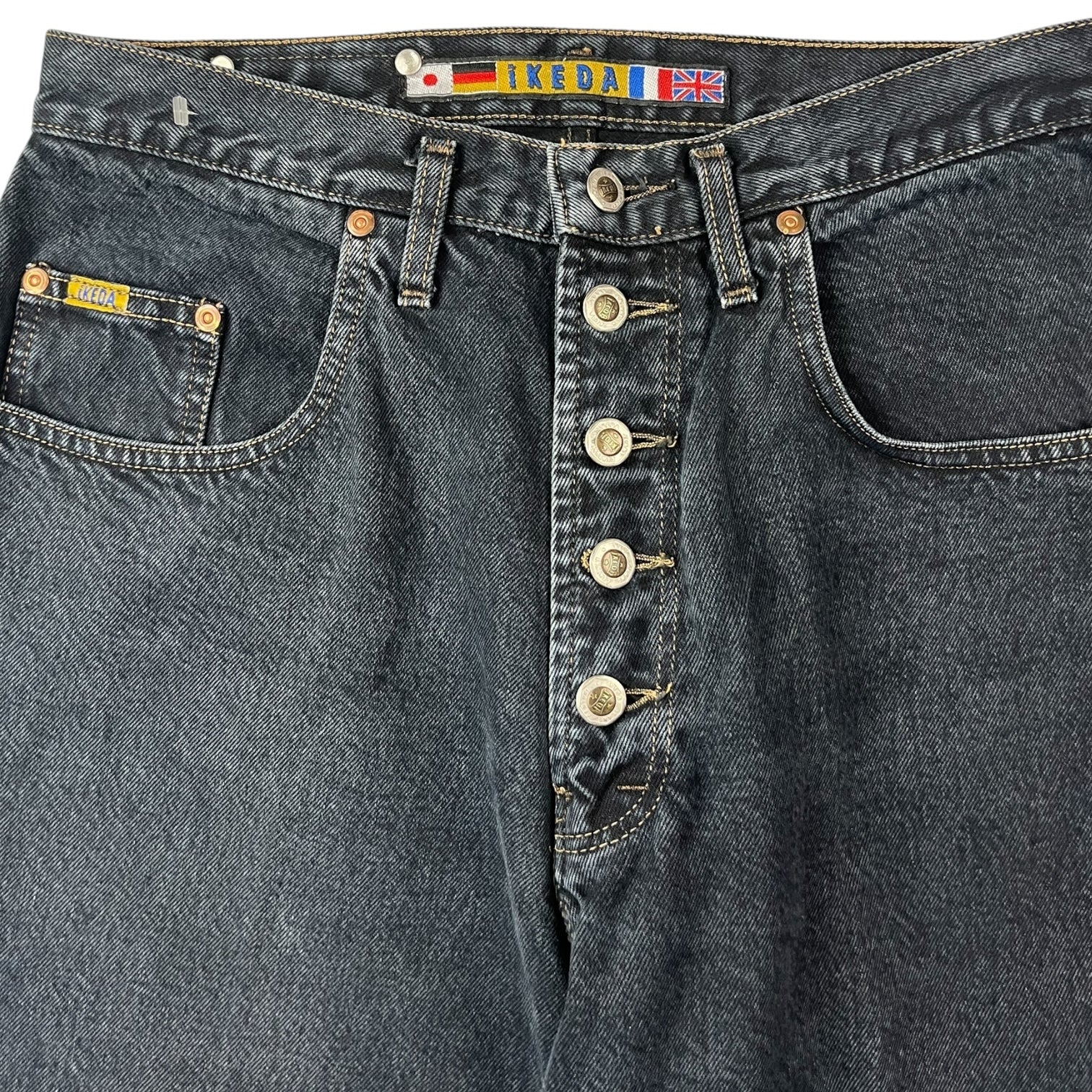 Vintage Ikeda Jeans Black