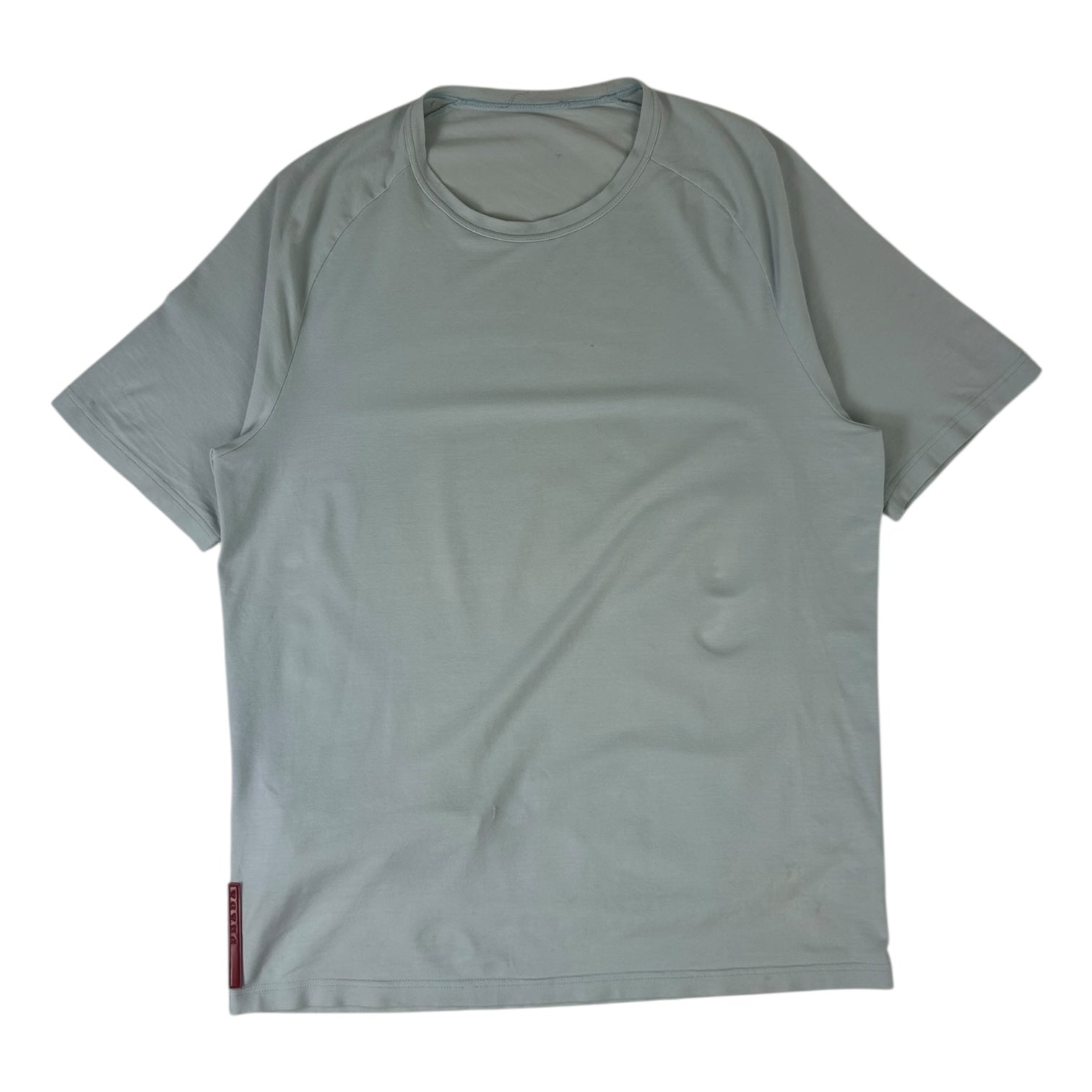 Vintage Prada Zip T-Shirt Pearl Blue