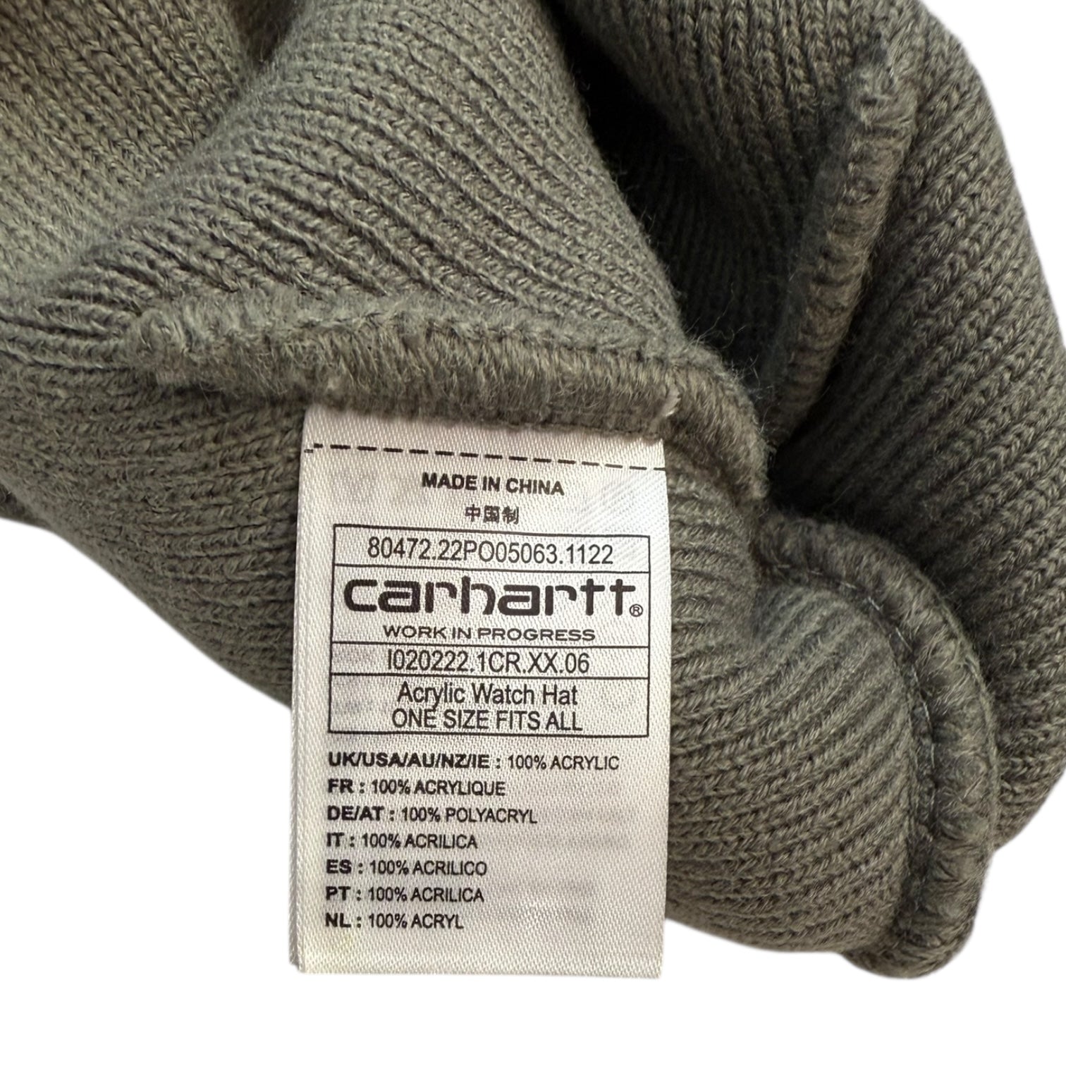 Carhartt WIP Acrylic Watch Beanie