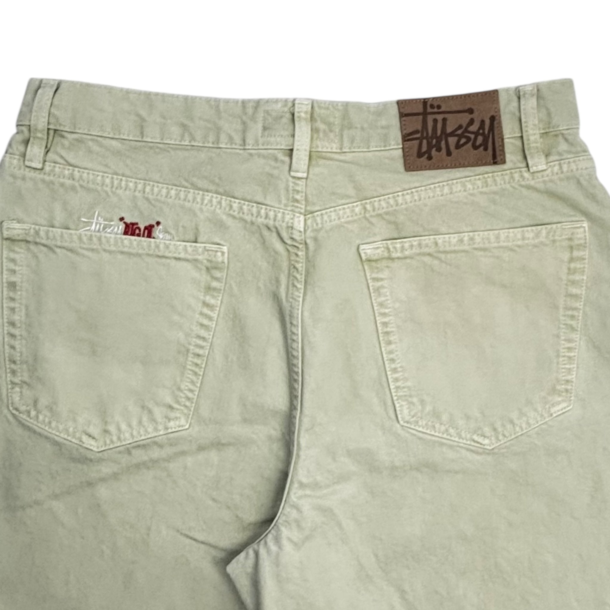 Stussy Double Dye Big'Ol Jeans Cream