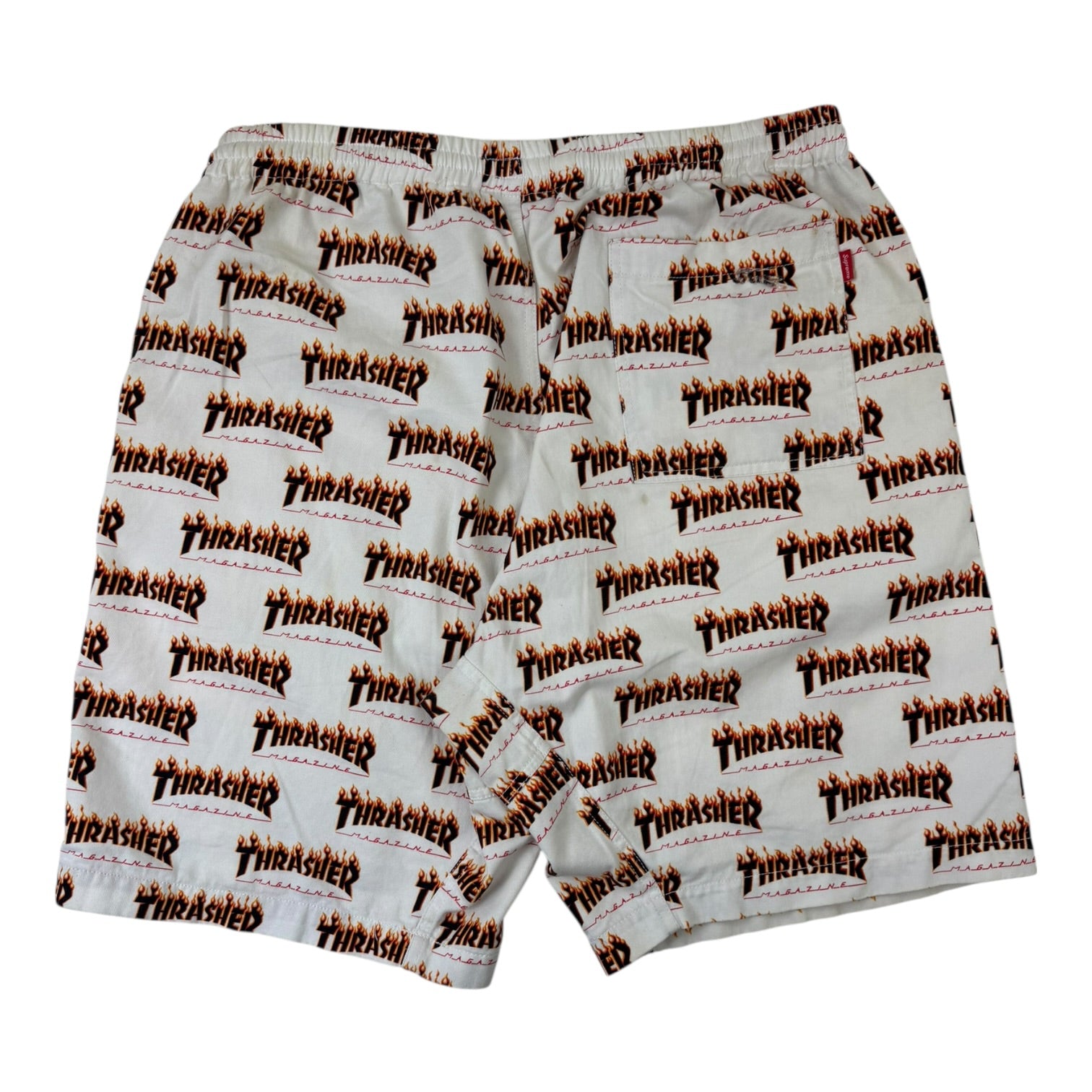 Supreme x Thrasher Skate Shorts White