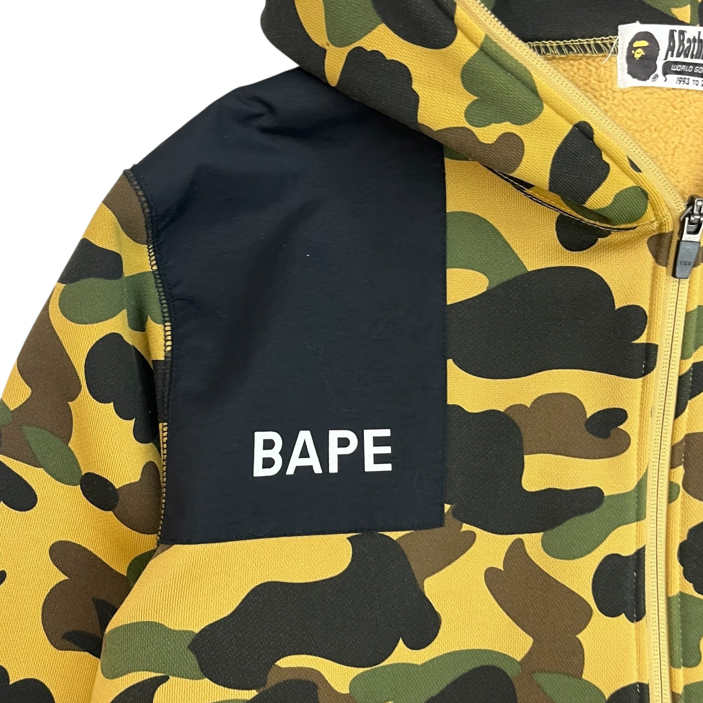 Bape 1st Camo Patched Wide Full Zip Hoodie