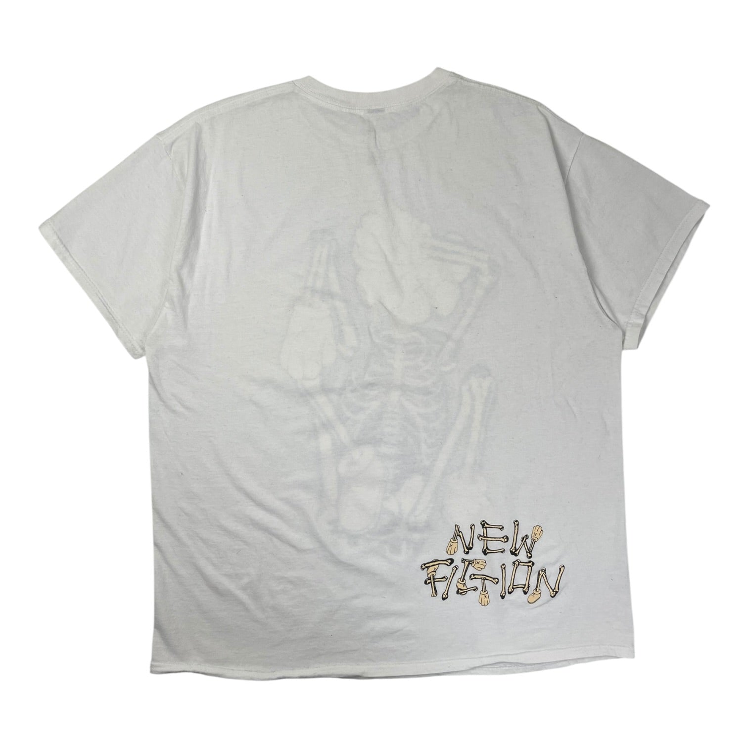 Kaws Skeleton New Fiction T-Shirt Bone