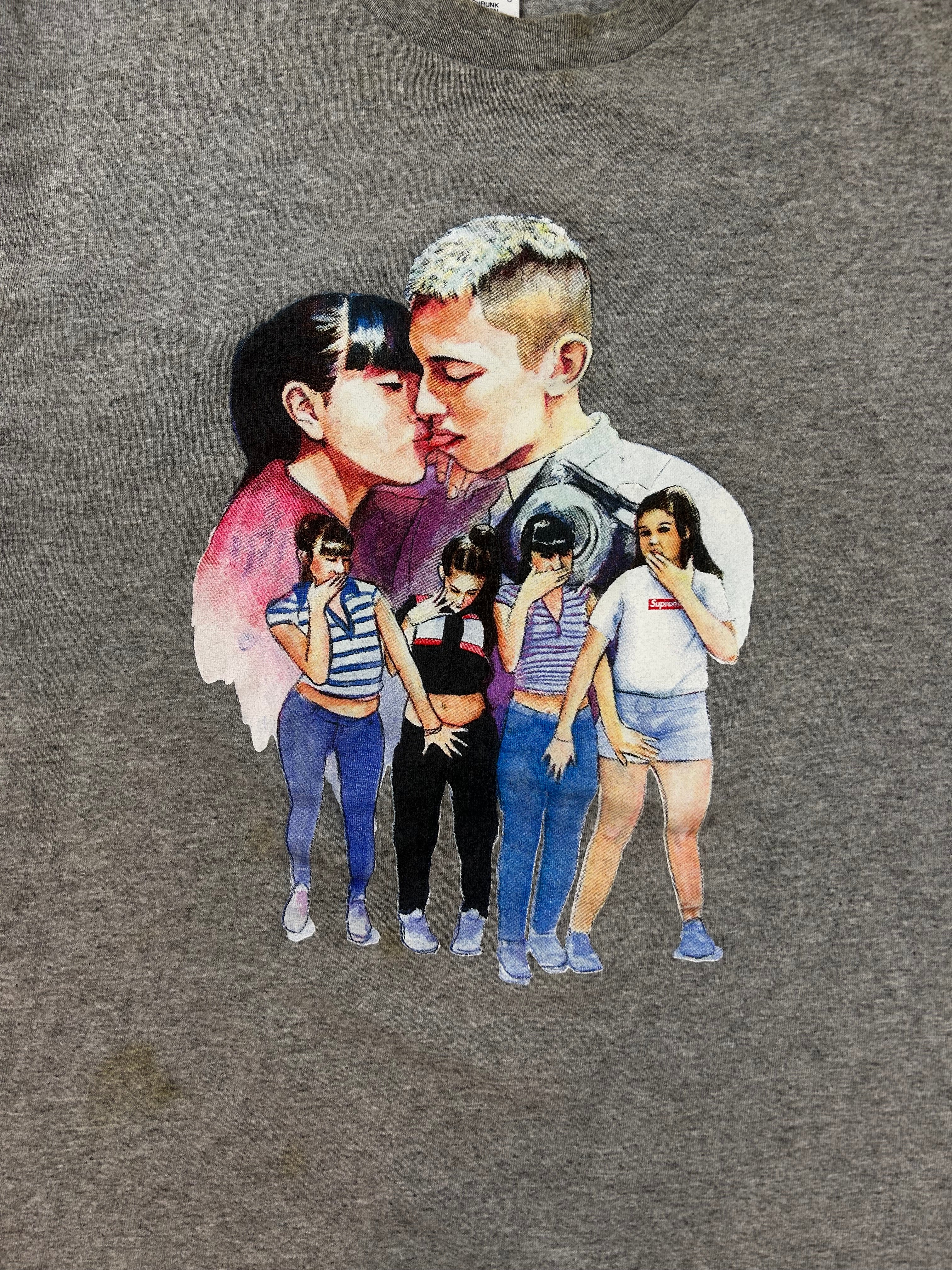 Supreme Kiss T-Shirt Grey