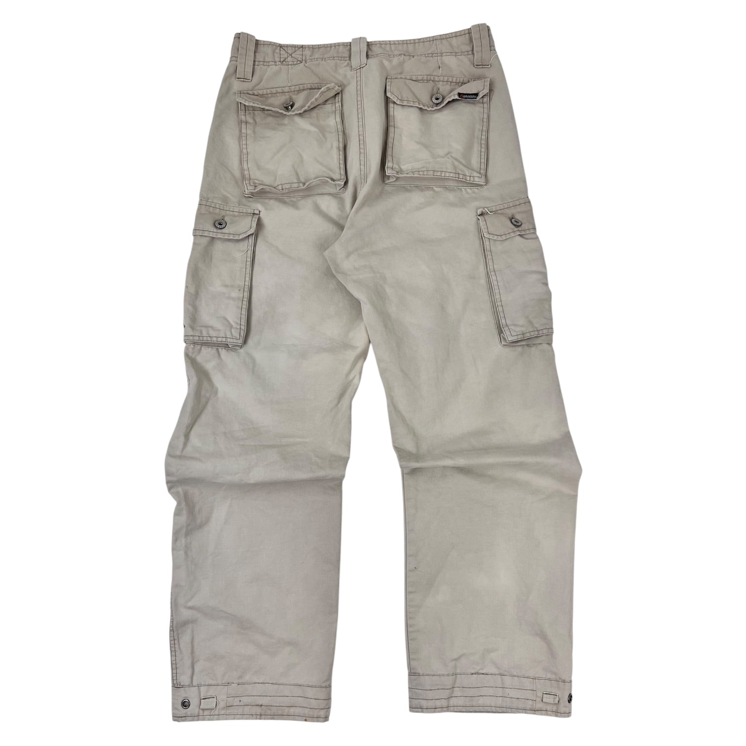 Vintage Groggy Relaxed Multi Pocket Utility Design Pants