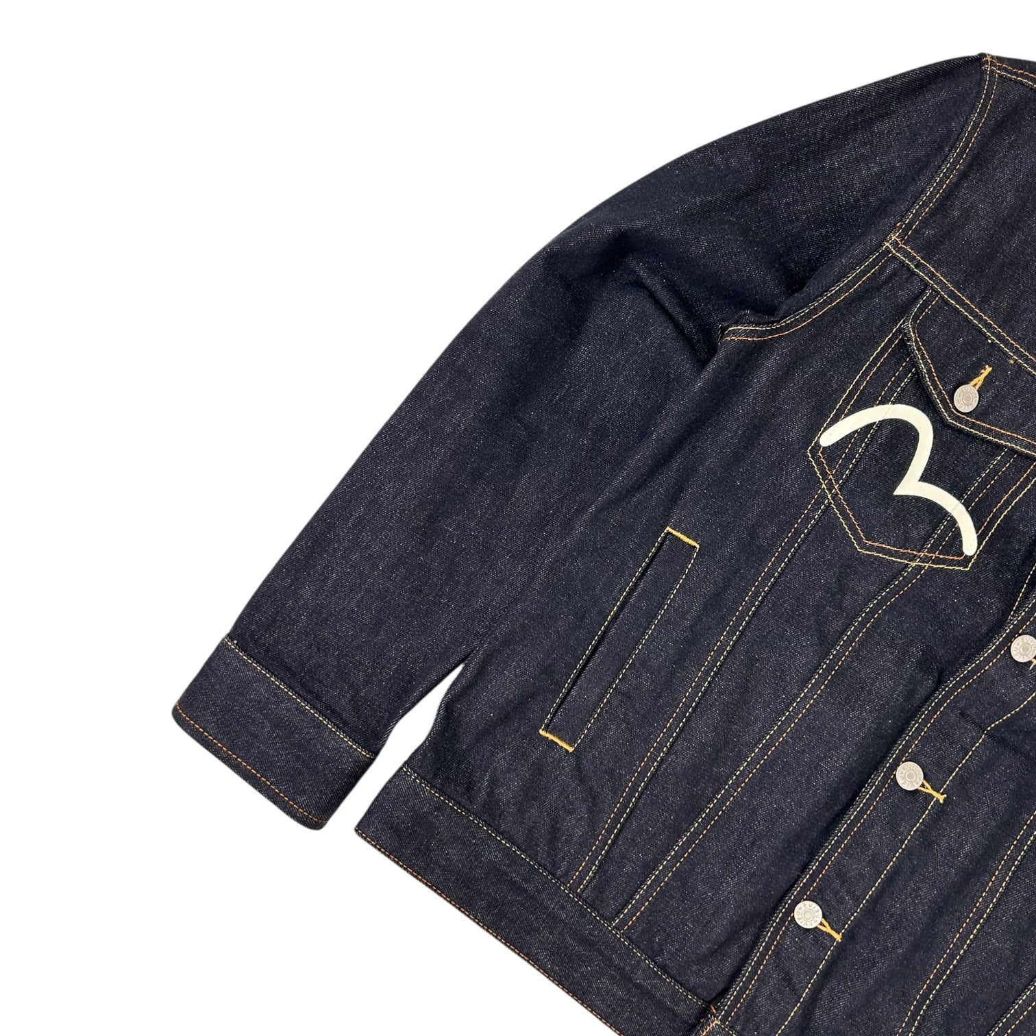 Evisu Seagul Denim Jacket Raw