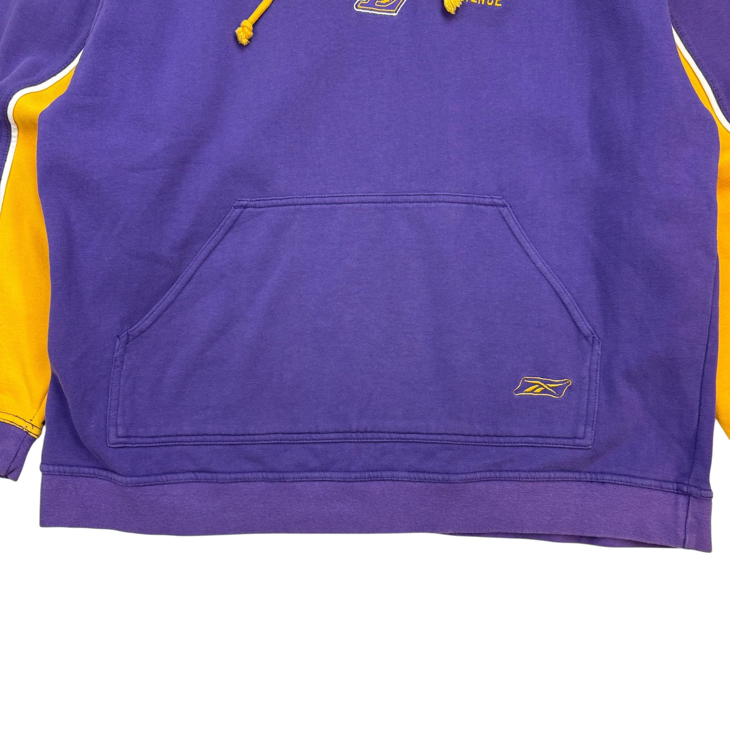 Vintage Reebok Los Angeles Lakers Hoodie Purple/Yellow