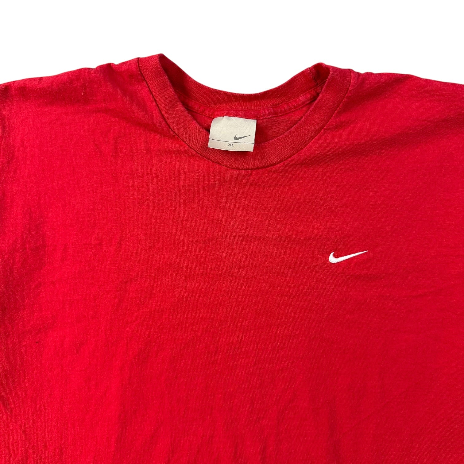 Vintage Nike Mini Swoosh Tee Red