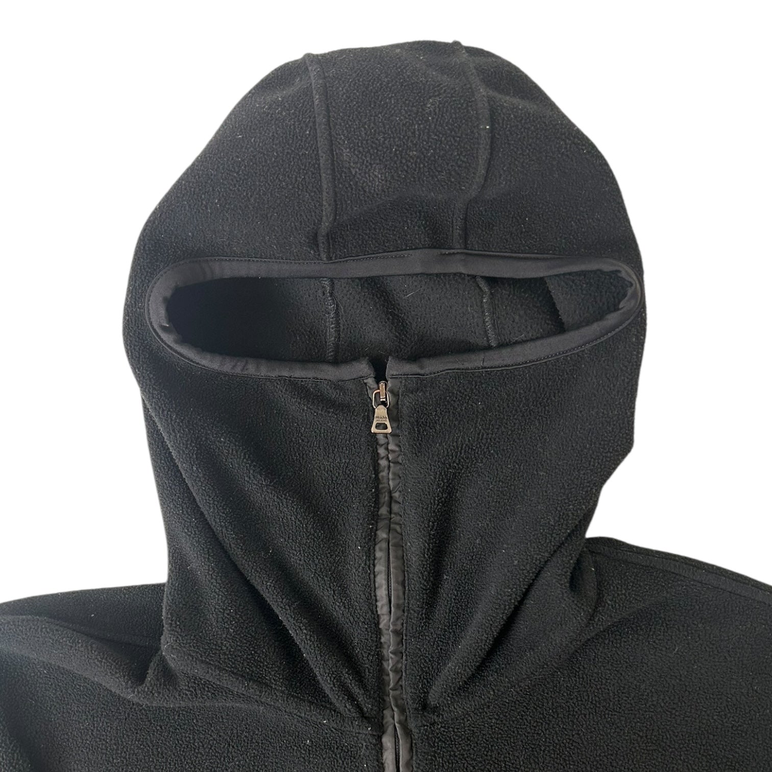 Vintage 1999 Prada Ninja Fleece Jacket Black