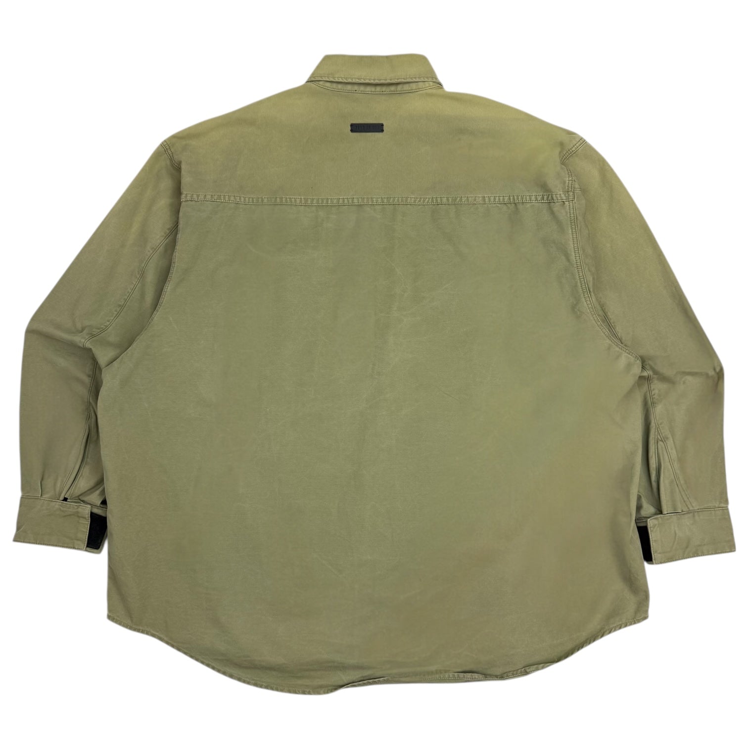 Fear Of God Seventh Collection Military Canvas Pullover Shirt Green