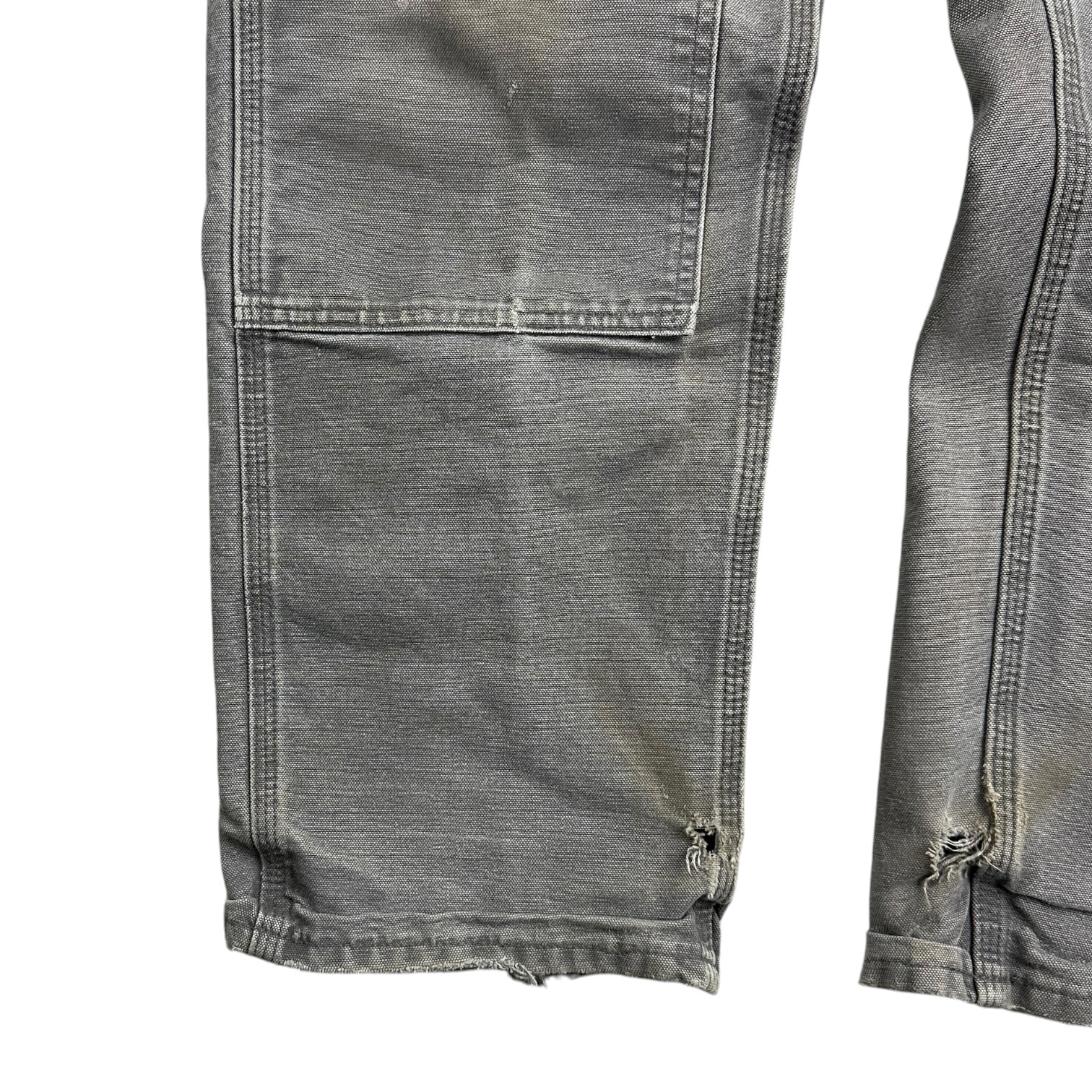 Vintage Carhartt Double Knee Cargos Light Grey