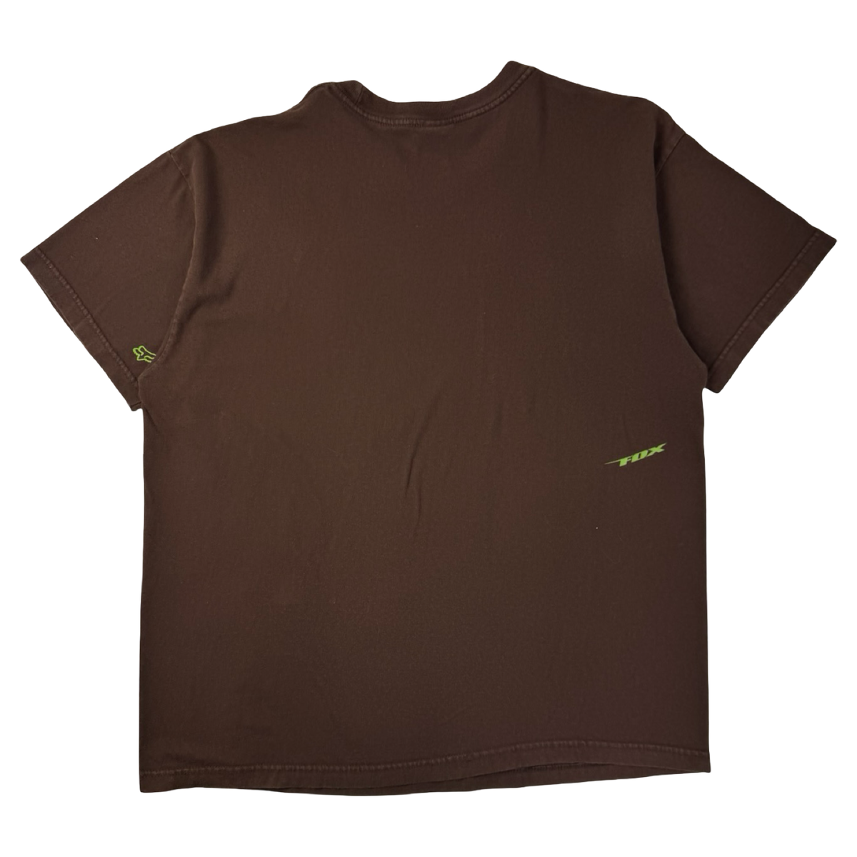 Vintage Y2K Fox Racing Logo T-Shirt Brown